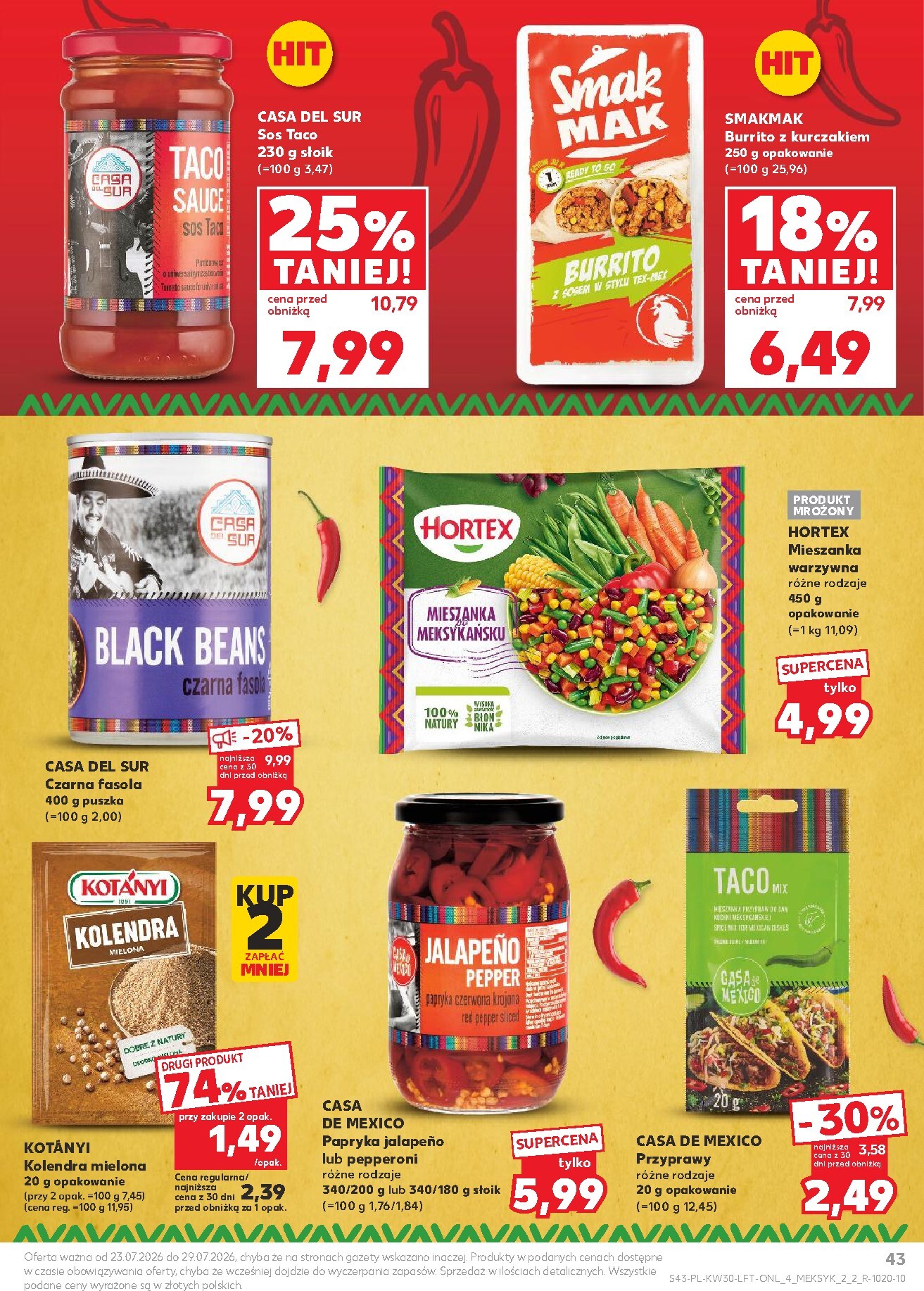 kaufland - Nowa gazetka Kaufland ważna od 23.07.2026 do 29.07.2026 - page: 43