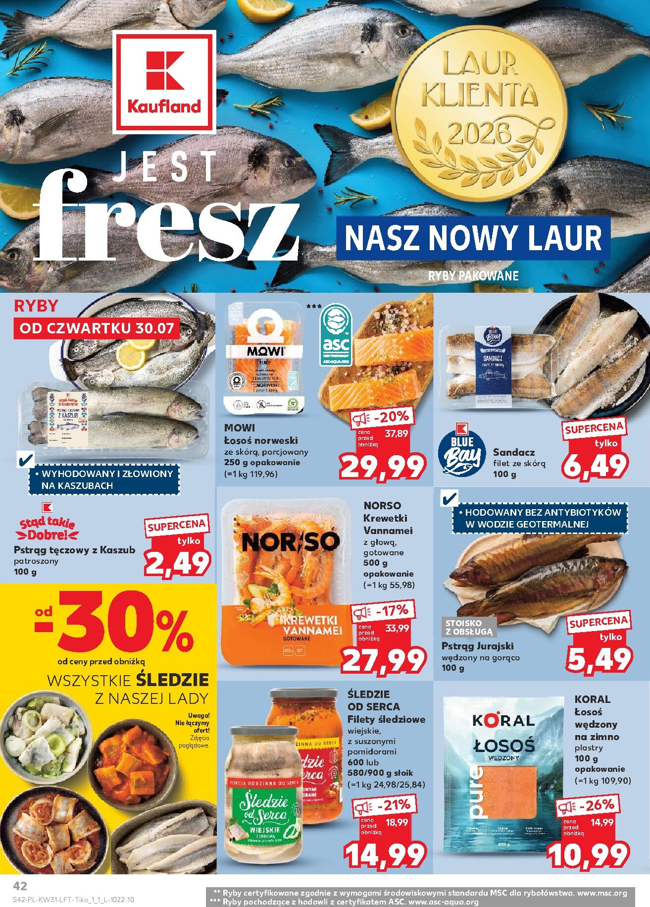 kaufland - Nowa gazetka Kaufland ważna od 30.07.2026 do 05.08.2026 - page: 42