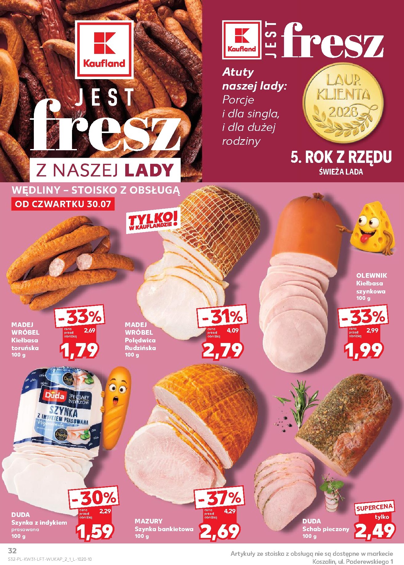 kaufland - Nowa gazetka Kaufland ważna od 30.07.2026 do 05.08.2026 - page: 32
