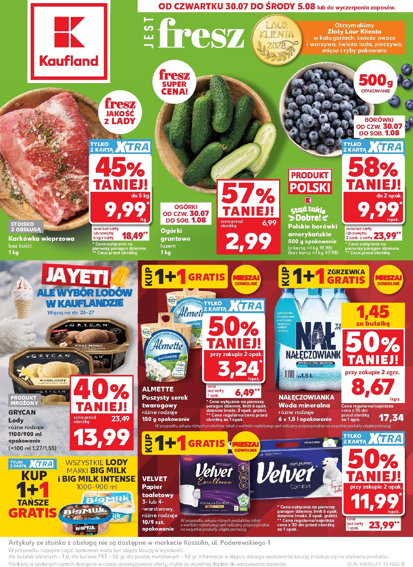 kaufland - Nowa gazetka Kaufland ważna od 30.07.2026 do 05.08.2026