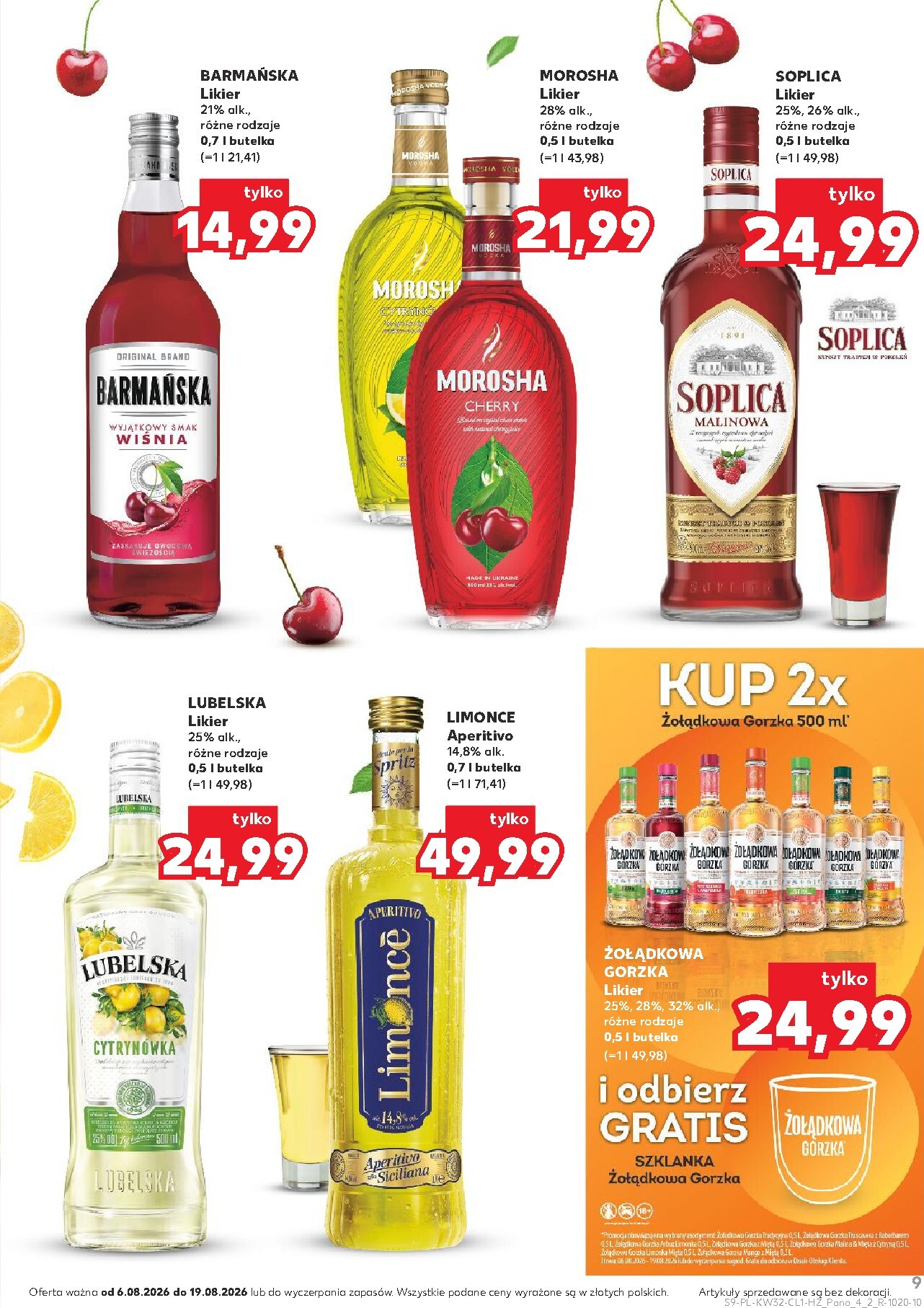 kaufland - Nowa gazetka Kaufland - Barek ważna od 06.08.2026 do 19.08.2026 - page: 9