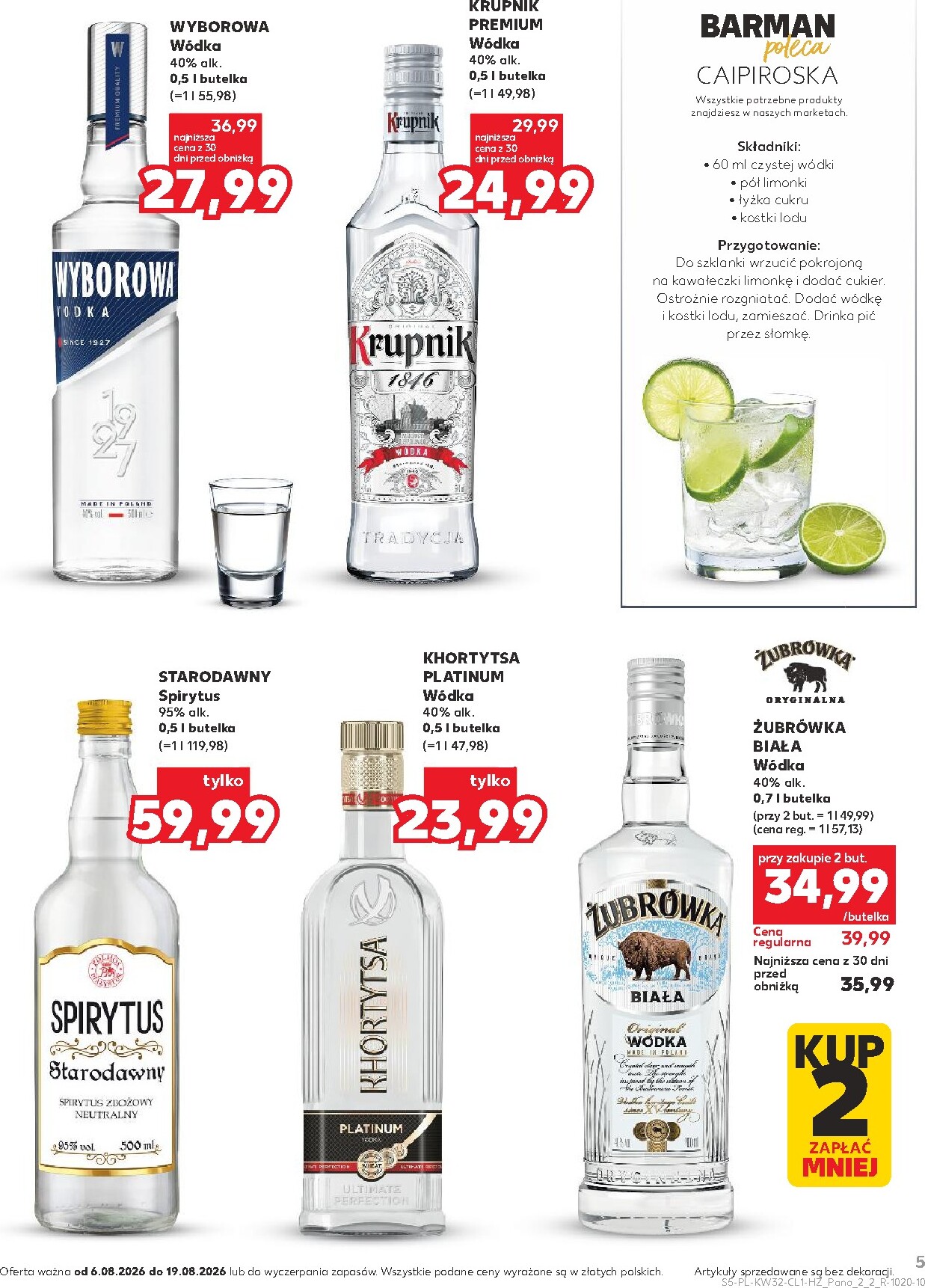 kaufland - Nowa gazetka Kaufland - Barek ważna od 06.08.2026 do 19.08.2026 - page: 5