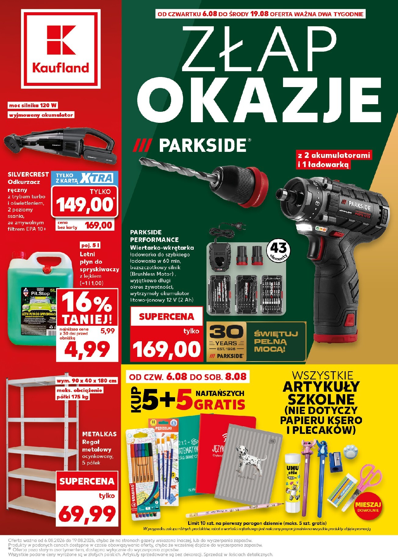 kaufland - Nowa gazetka Kaufland - Okazje ważna od 06.08.2026 do 19.08.2026
