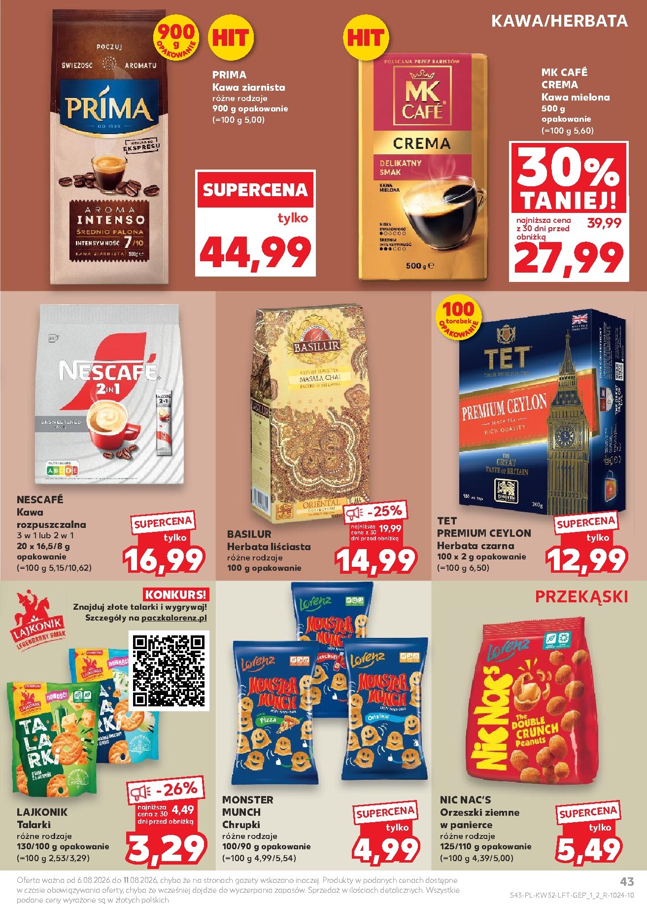 kaufland - Nowa gazetka Kaufland ważna od 06.08.2026 do 11.08.2026 - page: 43