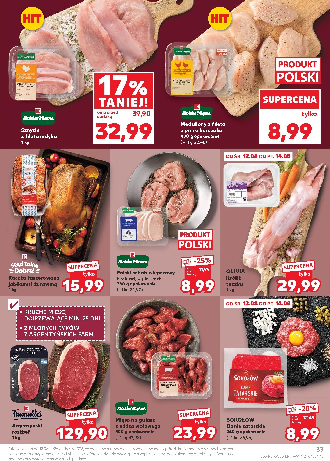kaufland - Nowa gazetka Kaufland ważna od 12.08.2026 do 19.08.2026 - page: 33