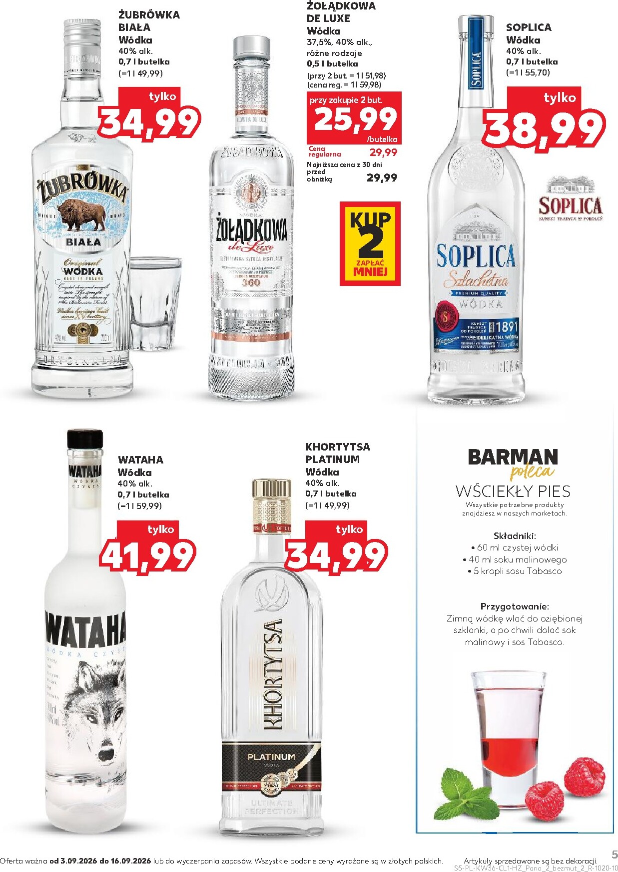 kaufland - Nowa gazetka Kaufland - Barek ważna od 03.09.2026 do 16.09.2026 - page: 5