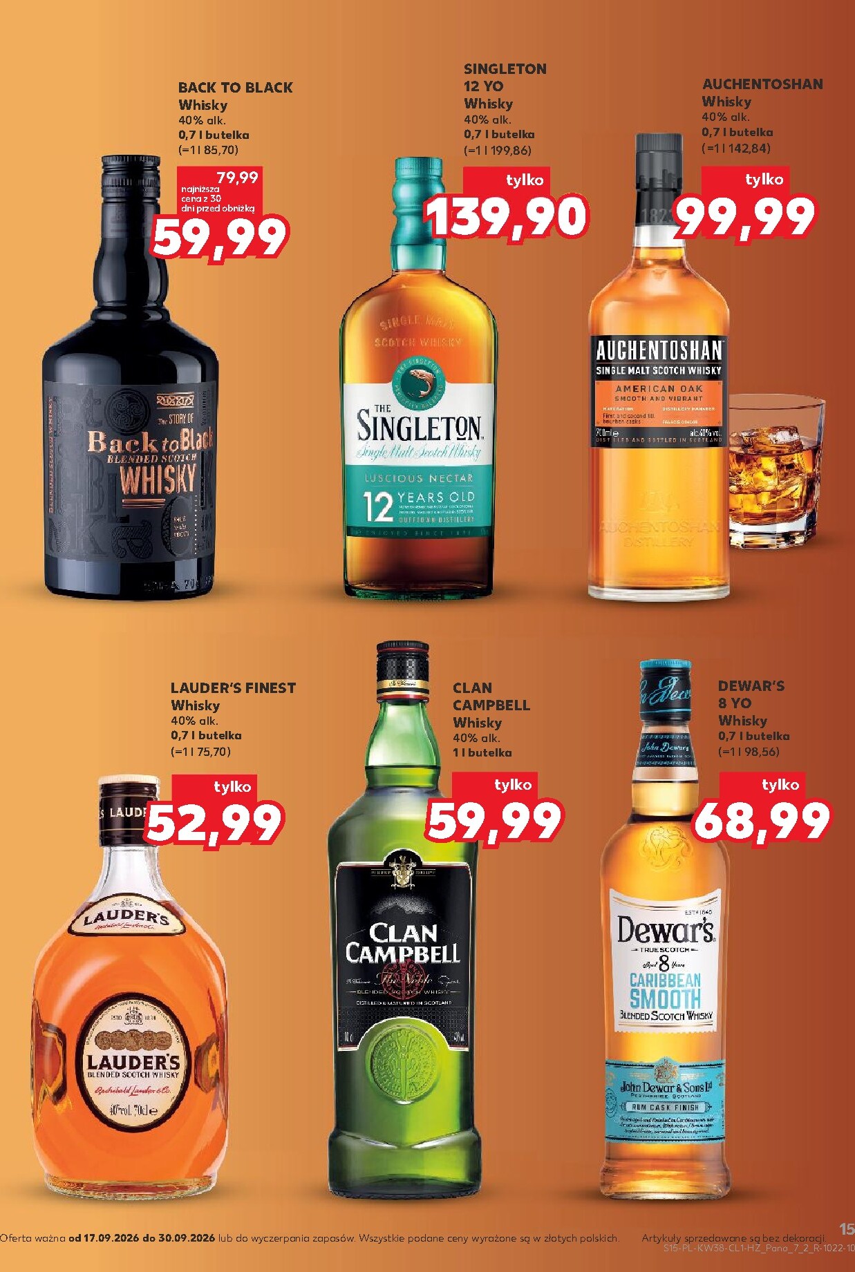 kaufland - Nowa gazetka Kaufland - Barek ważna od 17.09.2026 do 30.09.2026 - page: 15
