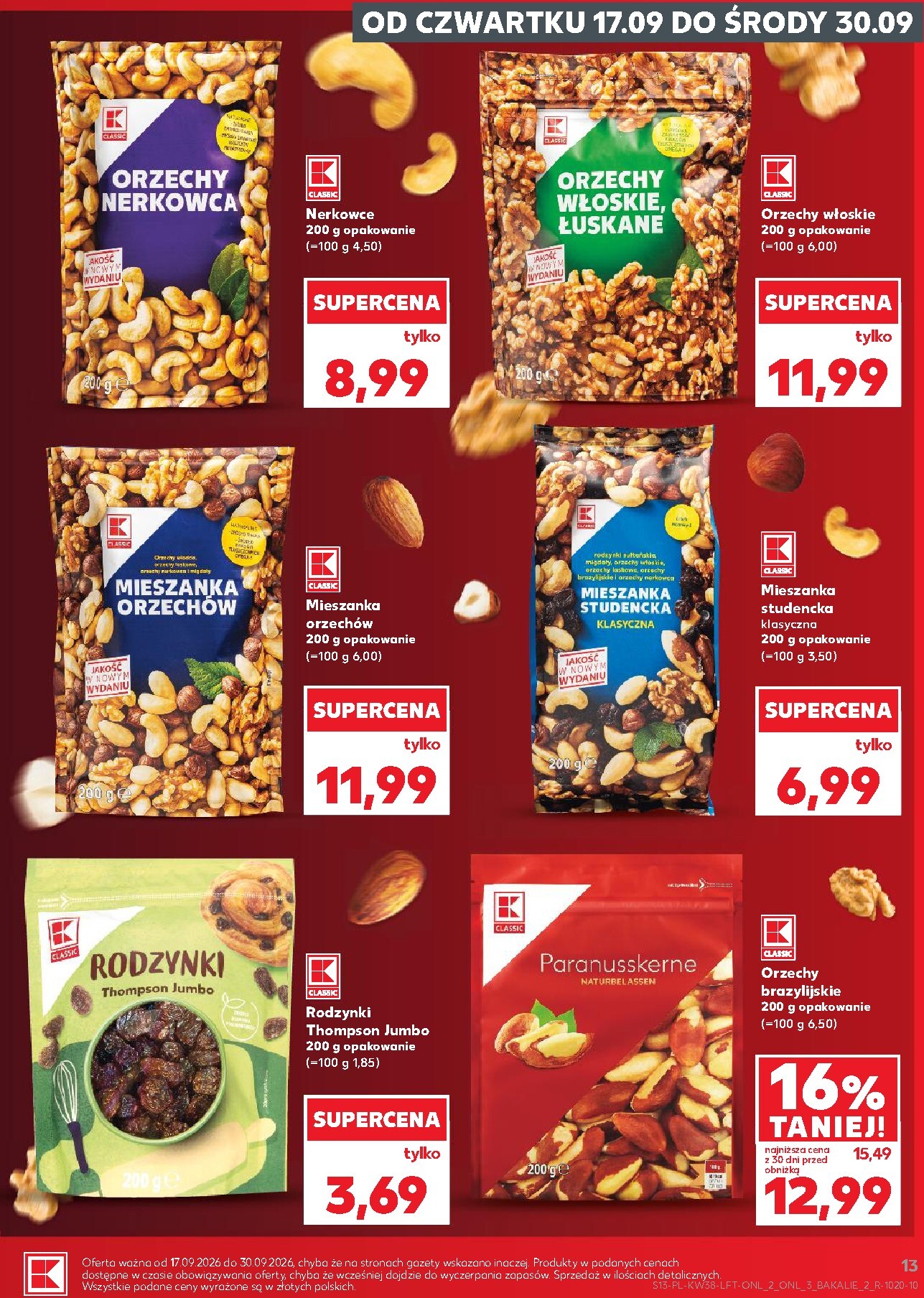 kaufland - Nowa gazetka Kaufland ważna od 17.09.2026 do 23.09.2026 - page: 13