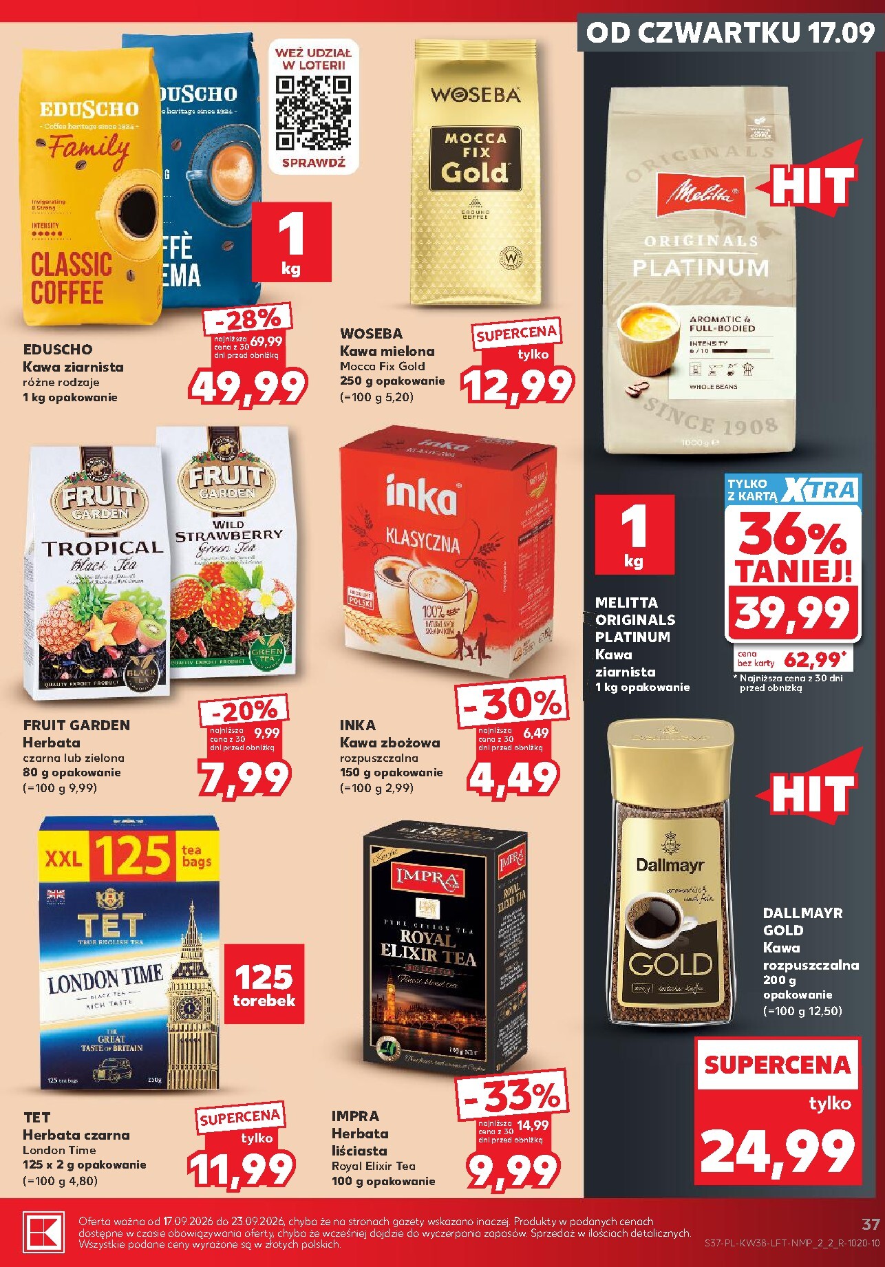 kaufland - Nowa gazetka Kaufland ważna od 17.09.2026 do 23.09.2026 - page: 37