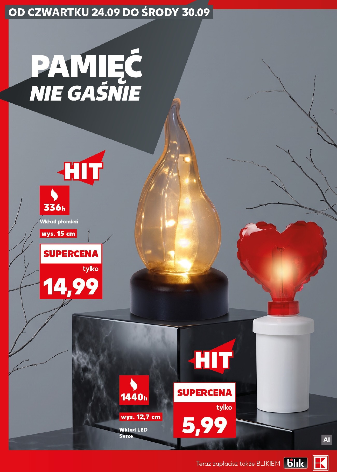 kaufland - Nowa gazetka Kaufland - Katalog Znicze ważna od 24.09.2026 do 30.09.2026 - page: 18