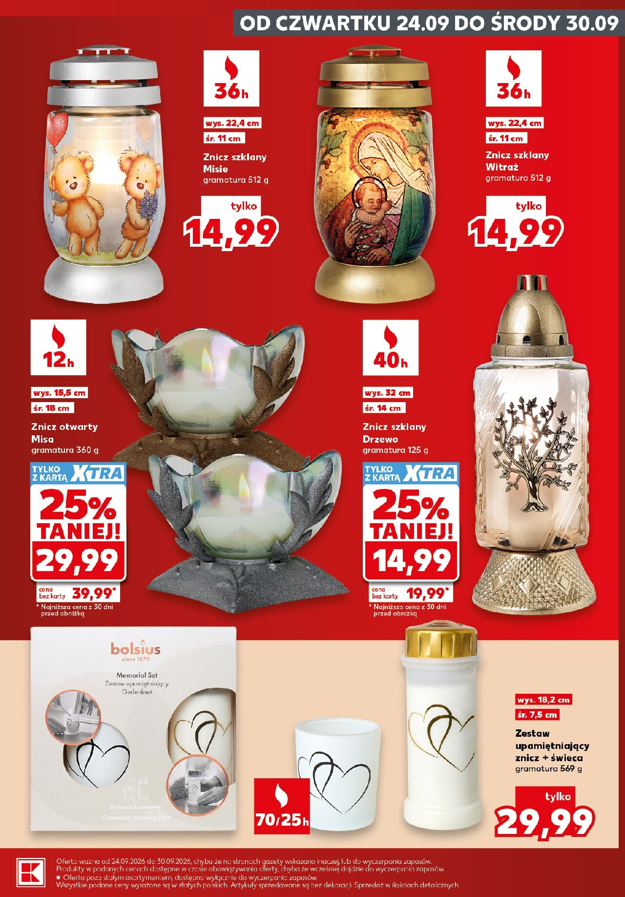 kaufland - Nowa gazetka Kaufland - Katalog Znicze ważna od 24.09.2026 do 30.09.2026 - page: 7