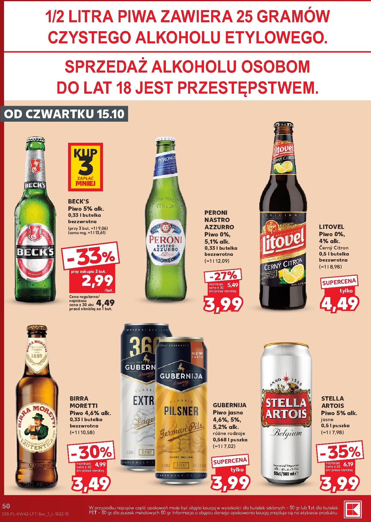 kaufland - Nowa gazetka Kaufland ważna od 15.10.2026 do 21.10.2026 - page: 50