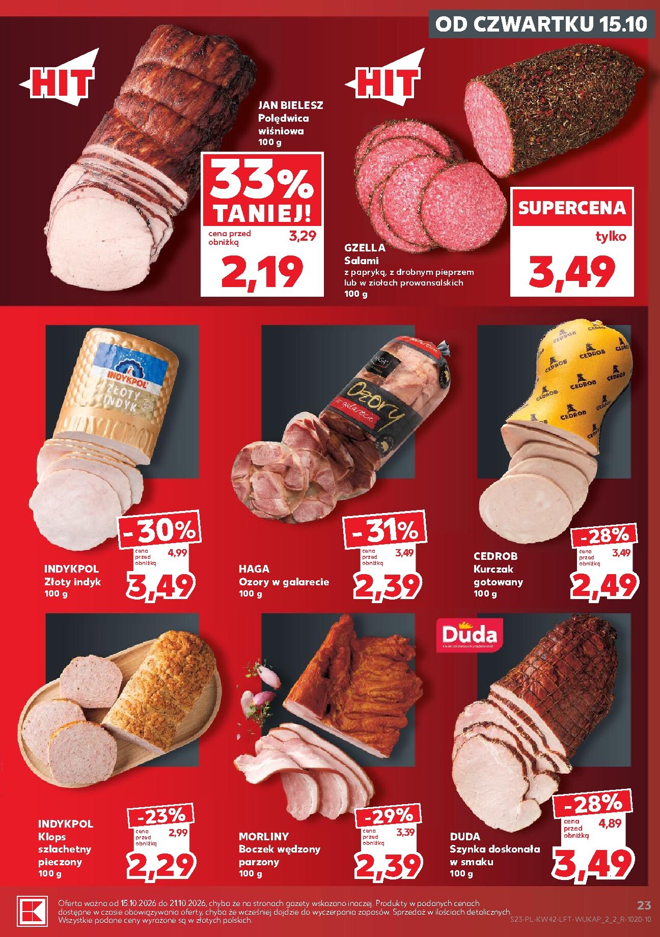 kaufland - Nowa gazetka Kaufland ważna od 15.10.2026 do 21.10.2026 - page: 23