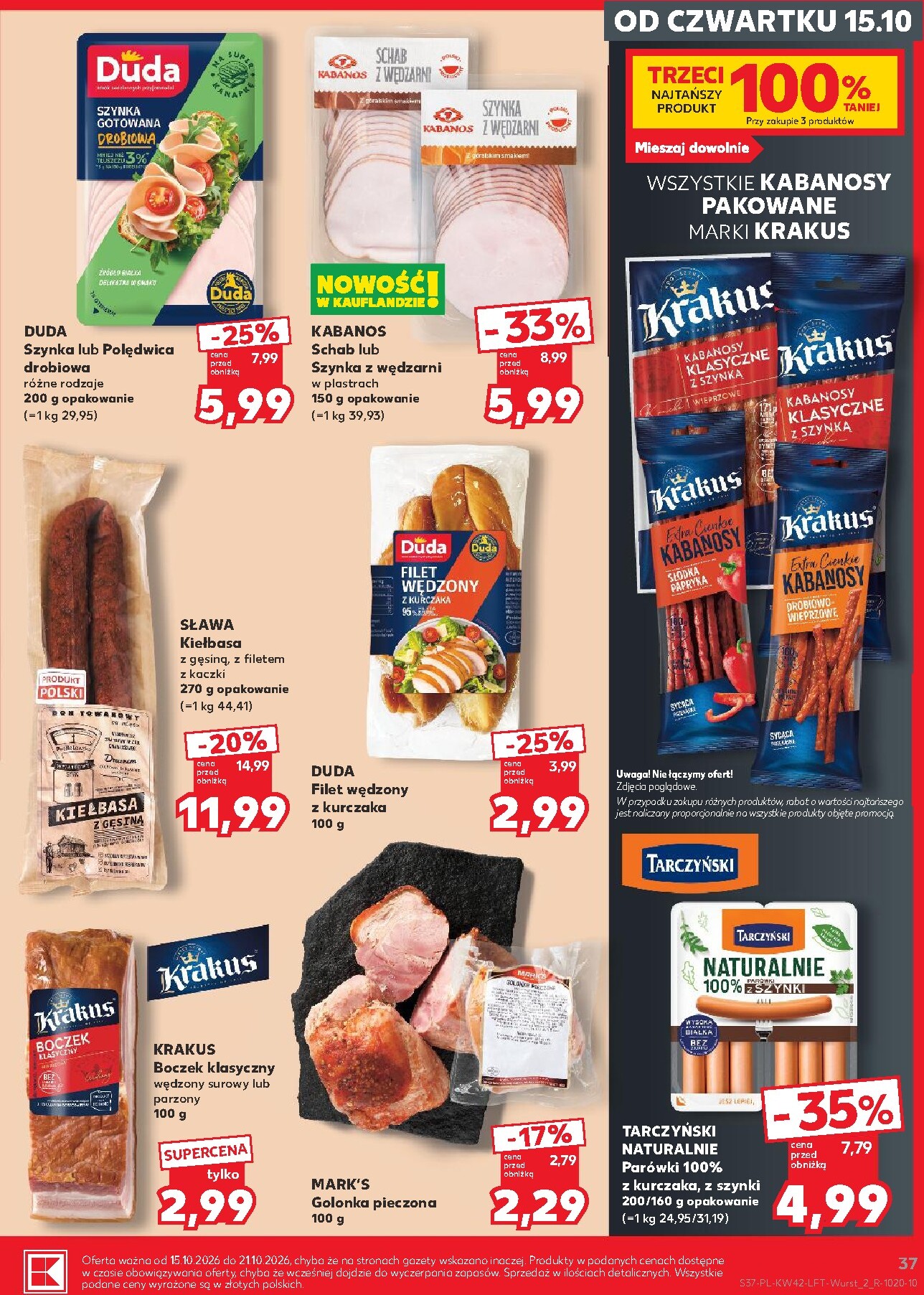 kaufland - Nowa gazetka Kaufland ważna od 15.10.2026 do 21.10.2026 - page: 37