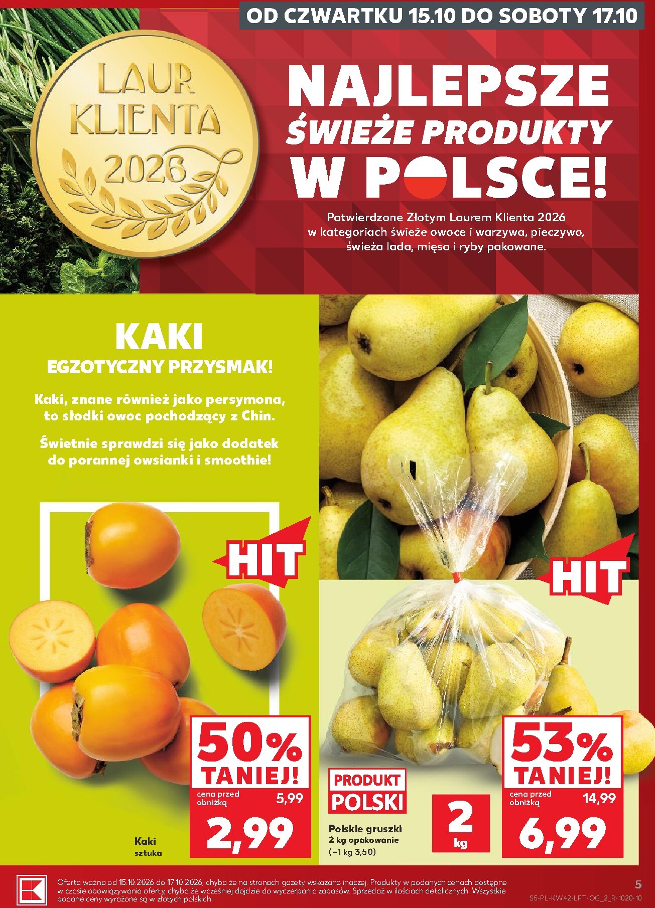kaufland - Nowa gazetka Kaufland ważna od 15.10.2026 do 21.10.2026 - page: 5
