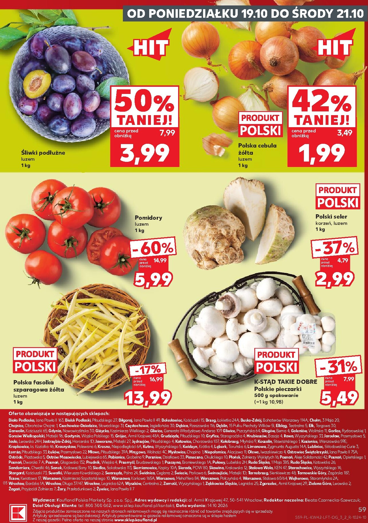 kaufland - Nowa gazetka Kaufland ważna od 15.10.2026 do 21.10.2026 - page: 59