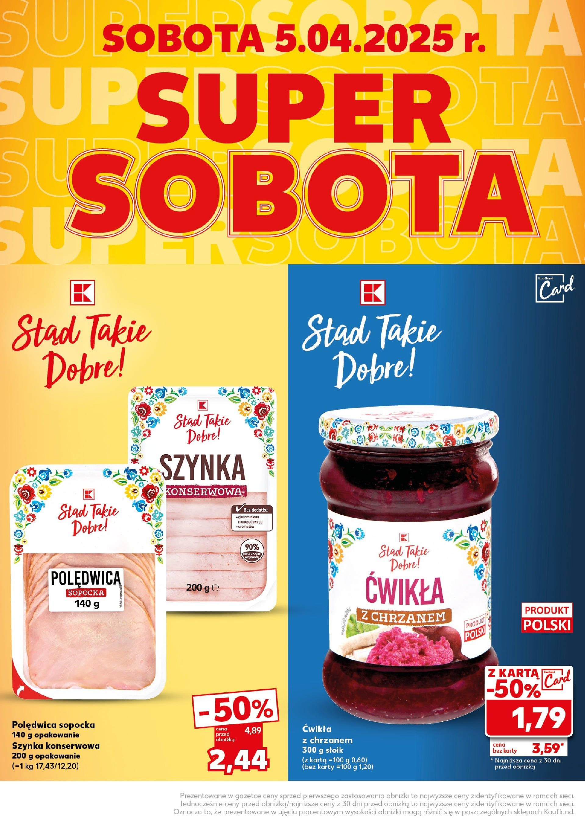 kaufland - Kaufland - Super Sobota gazetka ważna od 05.04. - 05.04. - page: 2