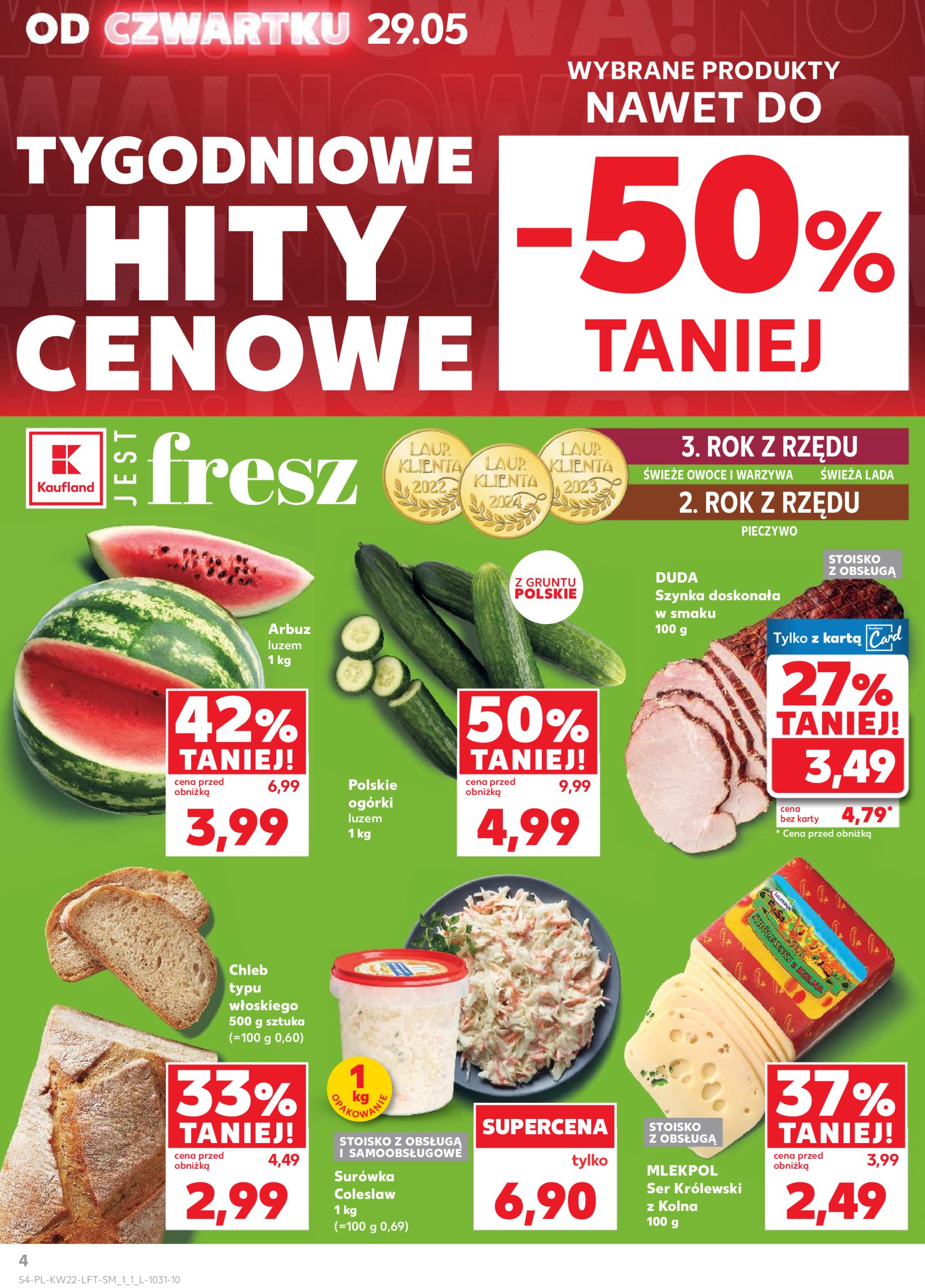 kaufland - Kaufland gazetka ważna od 29.05. - 04.06. - page: 4 kaufland - Kaufland gazetka ważna od 29.05. - 04.06. - page: 4