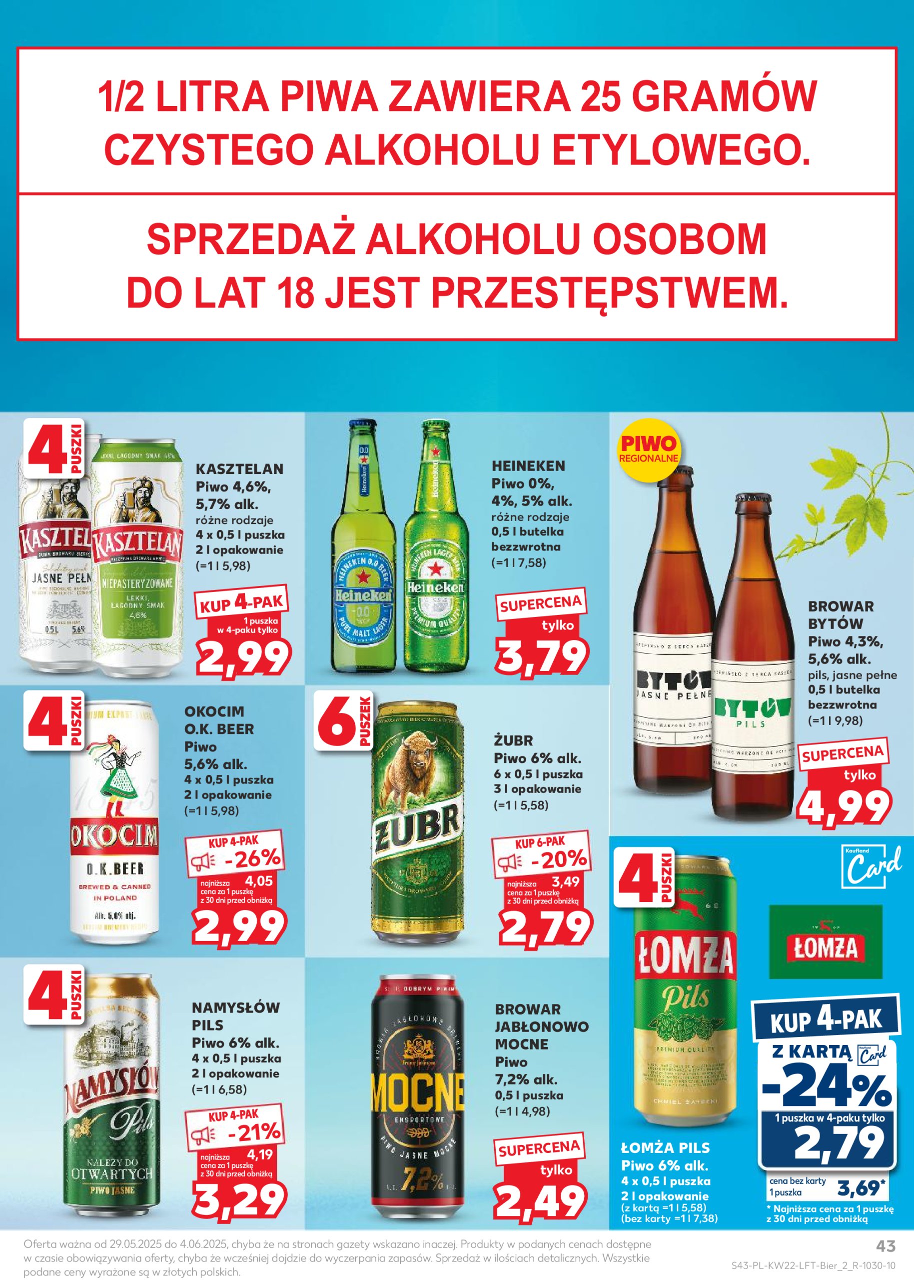 kaufland - Kaufland gazetka ważna od 29.05. - 04.06. - page: 43 kaufland - Kaufland gazetka ważna od 29.05. - 04.06. - page: 43