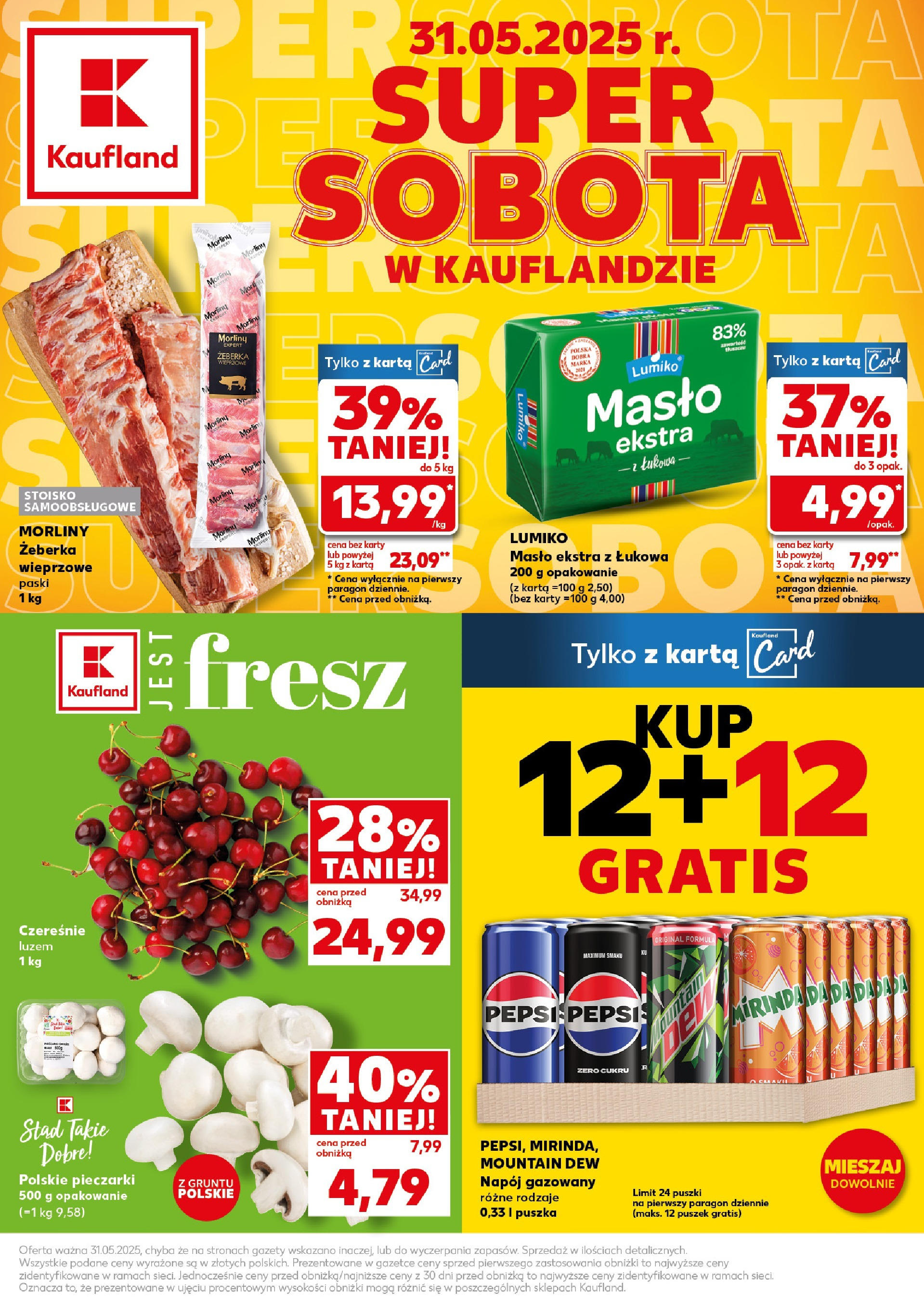 kaufland - Kaufland - Super sobota gazetka ważna od 29.05. - 31.05.