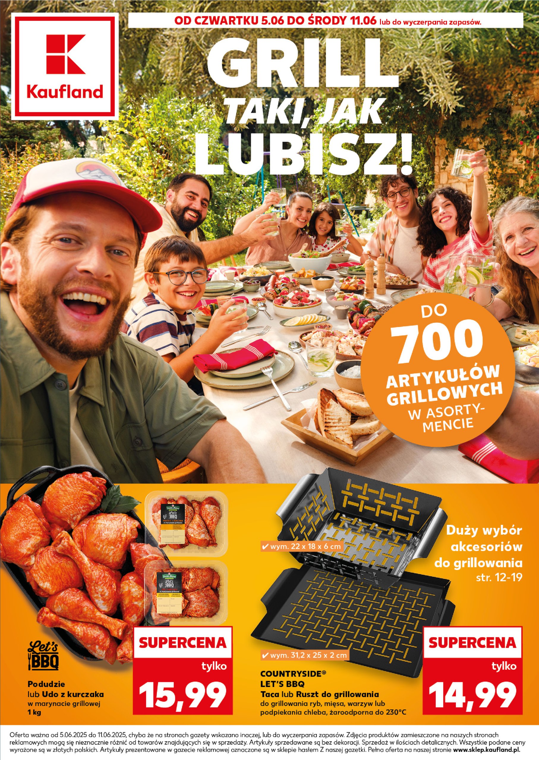 kaufland - Gazetka Kaufland - Grill ważna od 05.06. - 11.06.