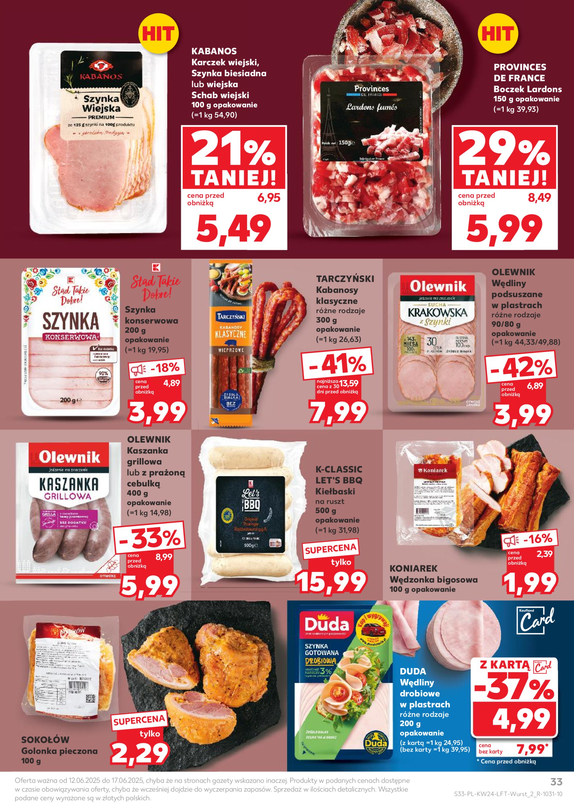 kaufland - Gazetka Kaufland ważna od 12.06. - 17.06. - page: 33 kaufland - Gazetka Kaufland ważna od 12.06. - 17.06. - page: 33