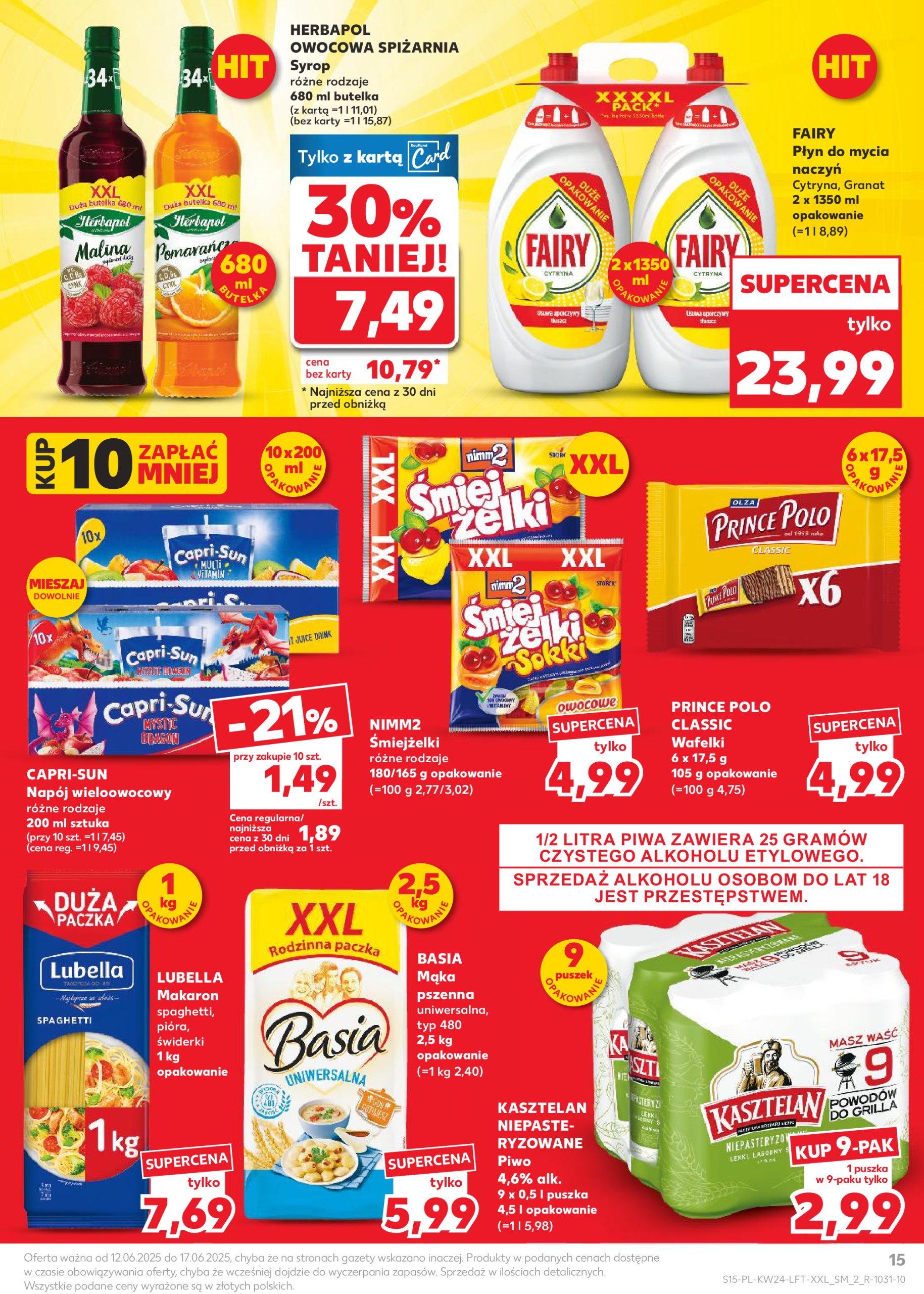 kaufland - Gazetka Kaufland ważna od 12.06. - 17.06. - page: 15 kaufland - Gazetka Kaufland ważna od 12.06. - 17.06. - page: 15