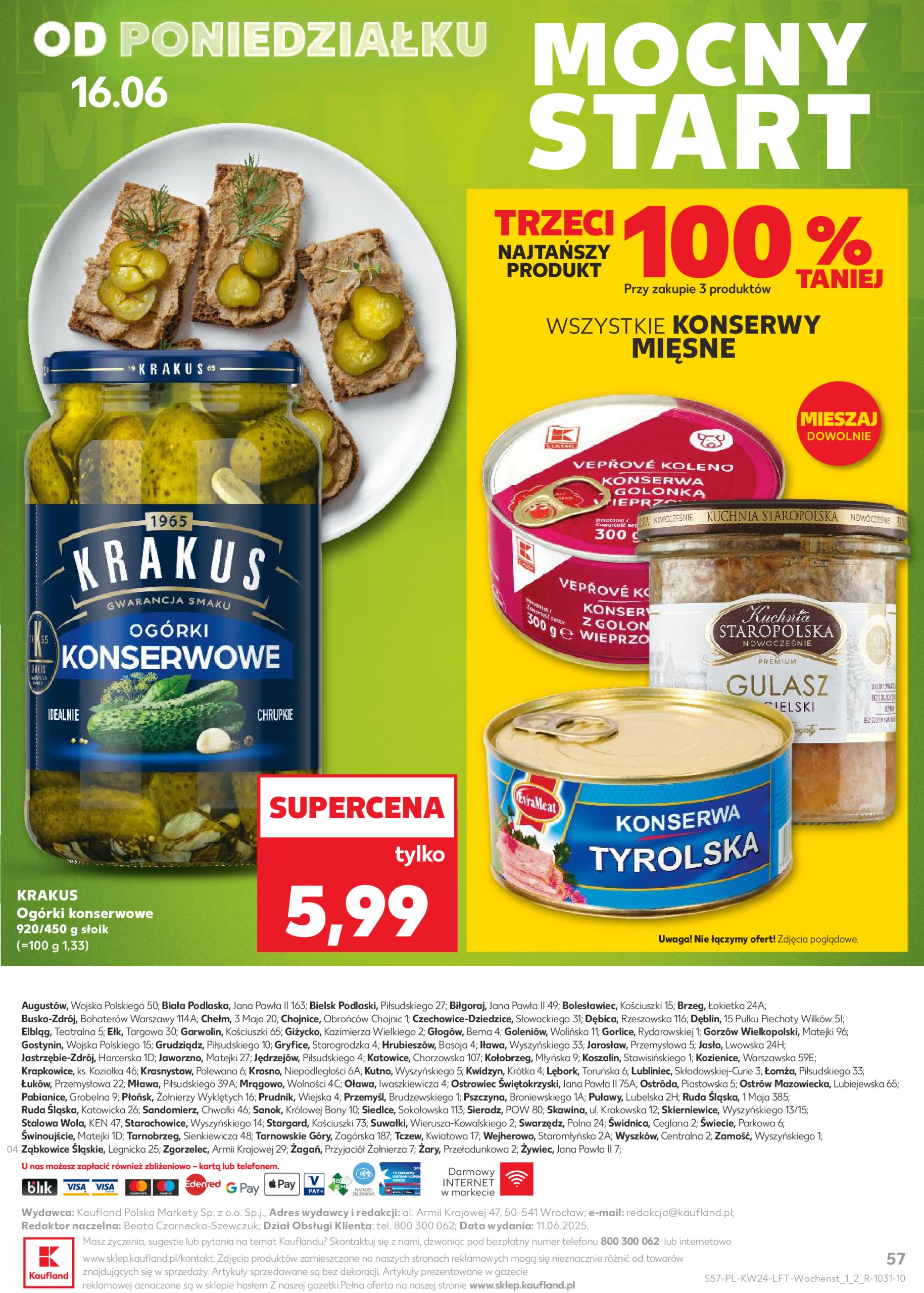 kaufland - Gazetka Kaufland ważna od 12.06. - 17.06. - page: 57 kaufland - Gazetka Kaufland ważna od 12.06. - 17.06. - page: 57
