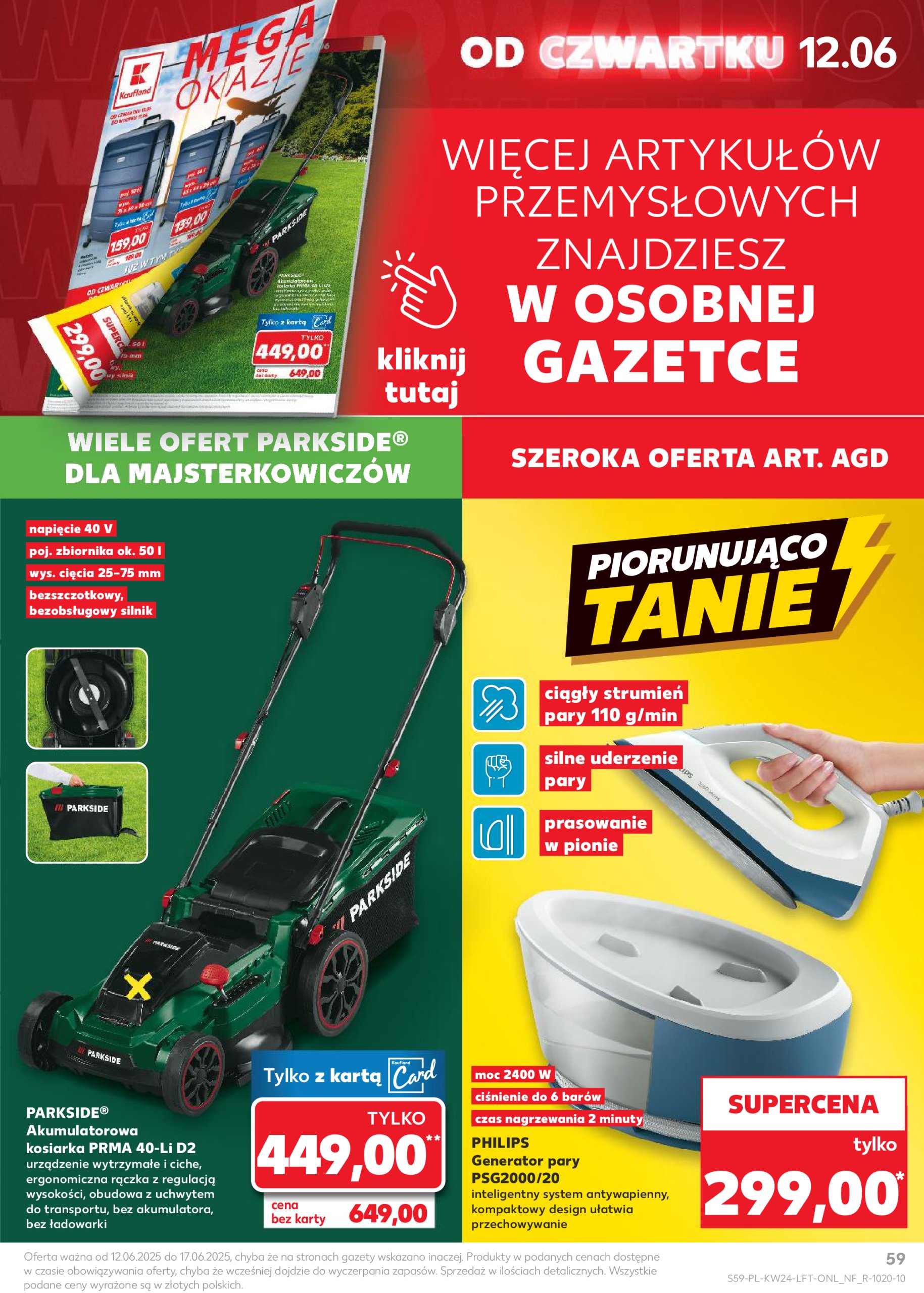 kaufland - Gazetka Kaufland ważna od 12.06. - 17.06. - page: 59 kaufland - Gazetka Kaufland ważna od 12.06. - 17.06. - page: 59