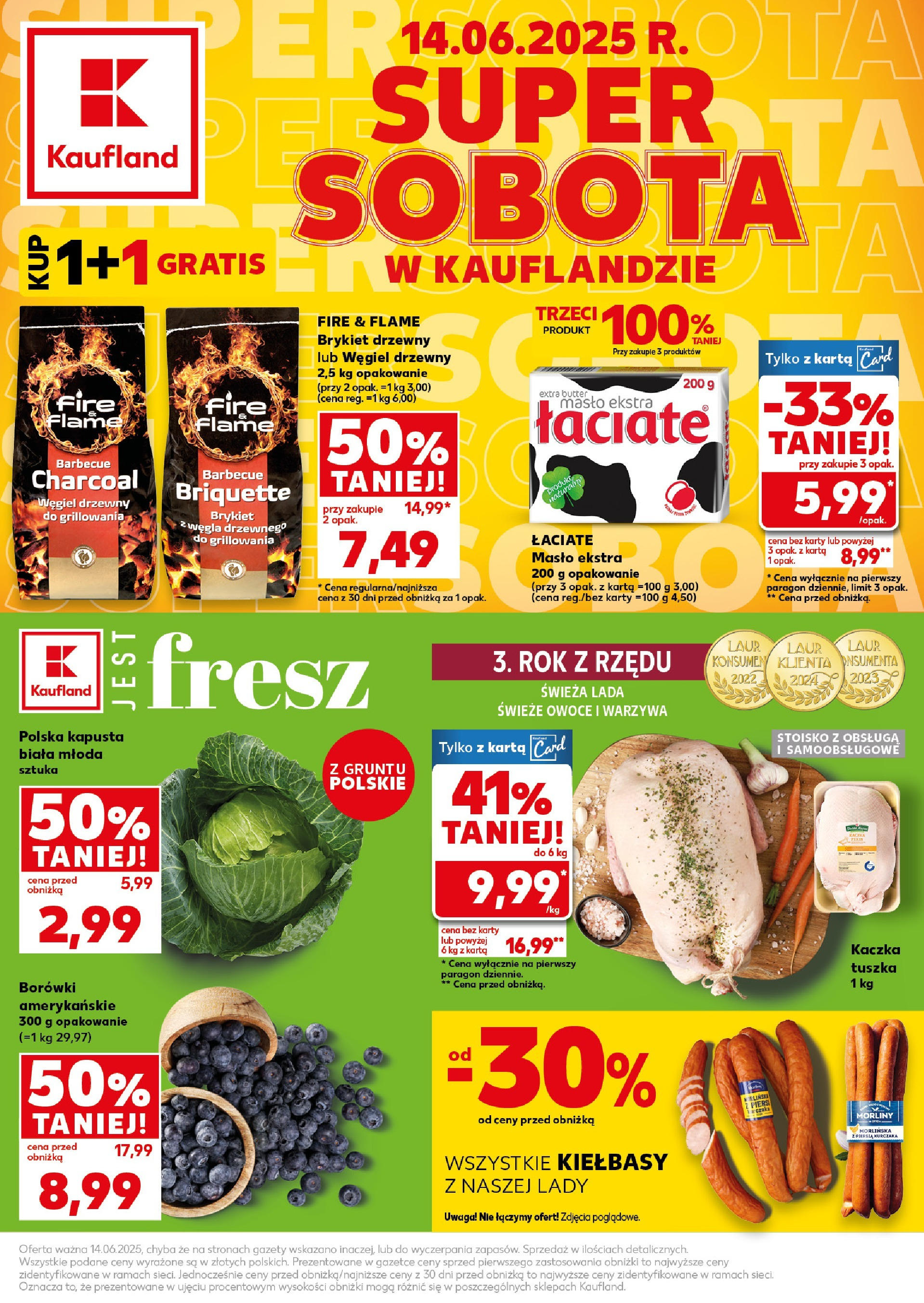 kaufland - Gazetka Kaufland - Super Sobota ważna od 14.06. - 14.06.