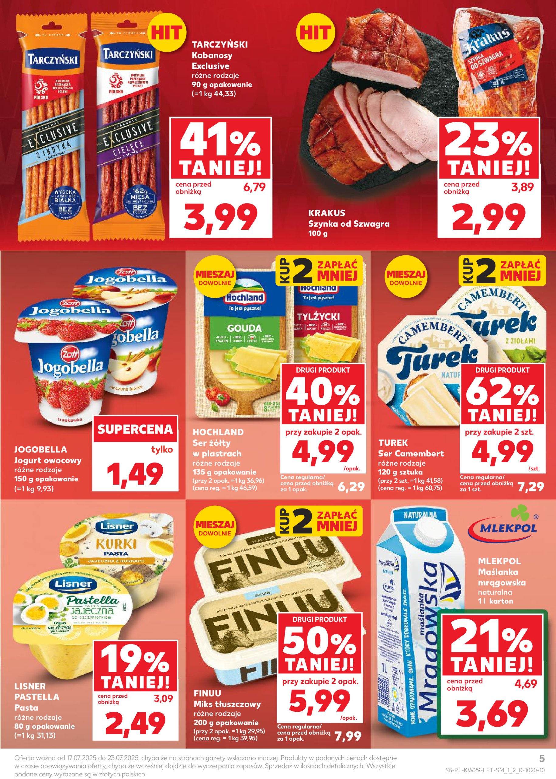 kaufland - Gazetka Kaufland ważna od 17.07. - 23.07. - page: 5 kaufland - Gazetka Kaufland ważna od 17.07. - 23.07. - page: 5