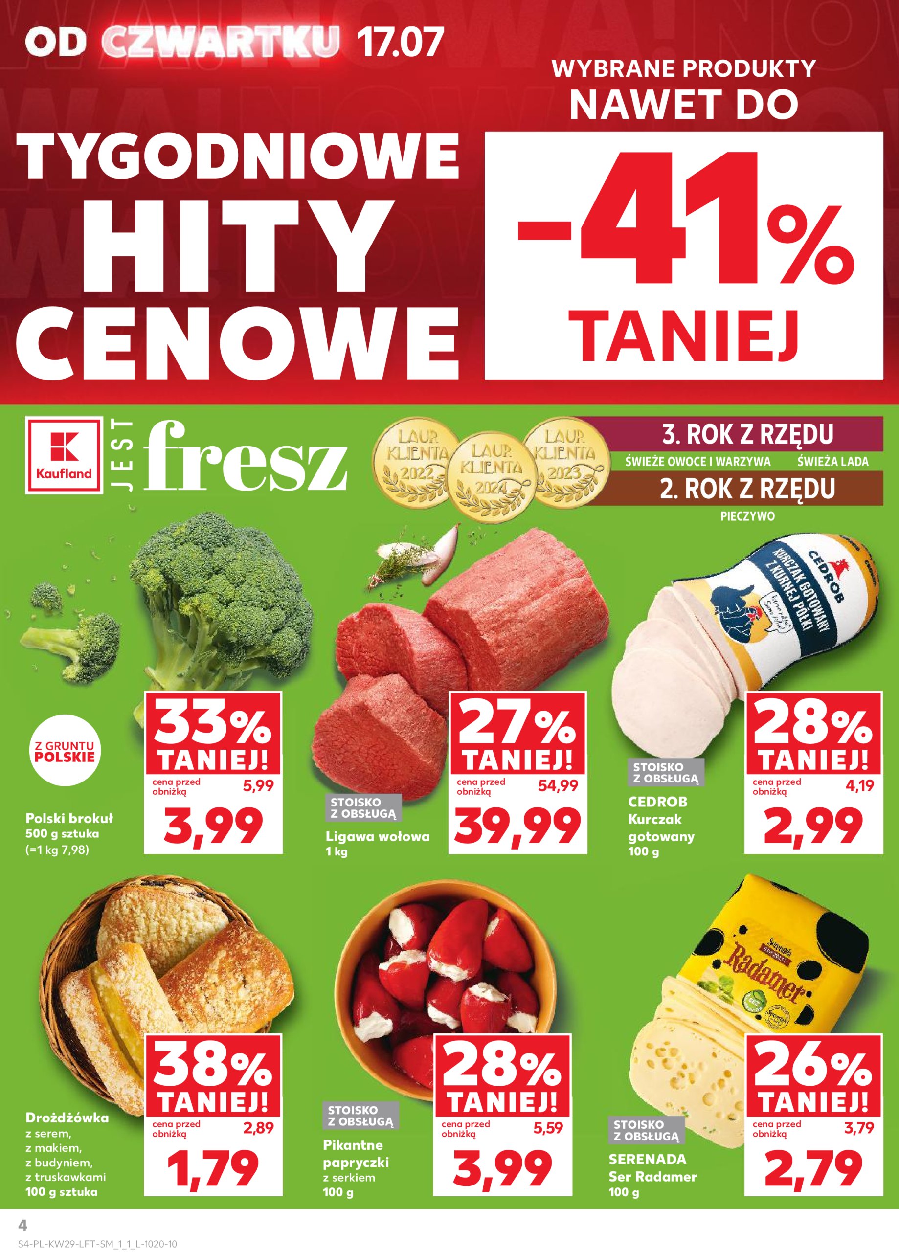 kaufland - Gazetka Kaufland ważna od 17.07. - 23.07. - page: 4 kaufland - Gazetka Kaufland ważna od 17.07. - 23.07. - page: 4