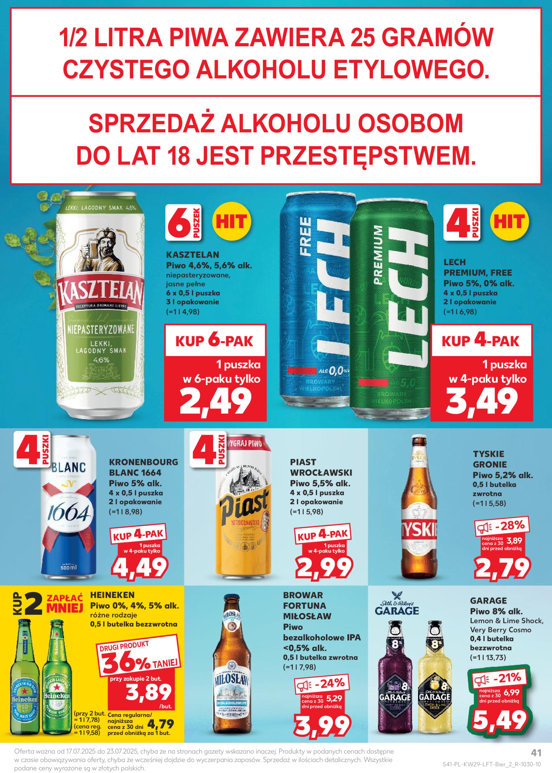 kaufland - Gazetka Kaufland ważna od 17.07. - 23.07. - page: 41 kaufland - Gazetka Kaufland ważna od 17.07. - 23.07. - page: 41