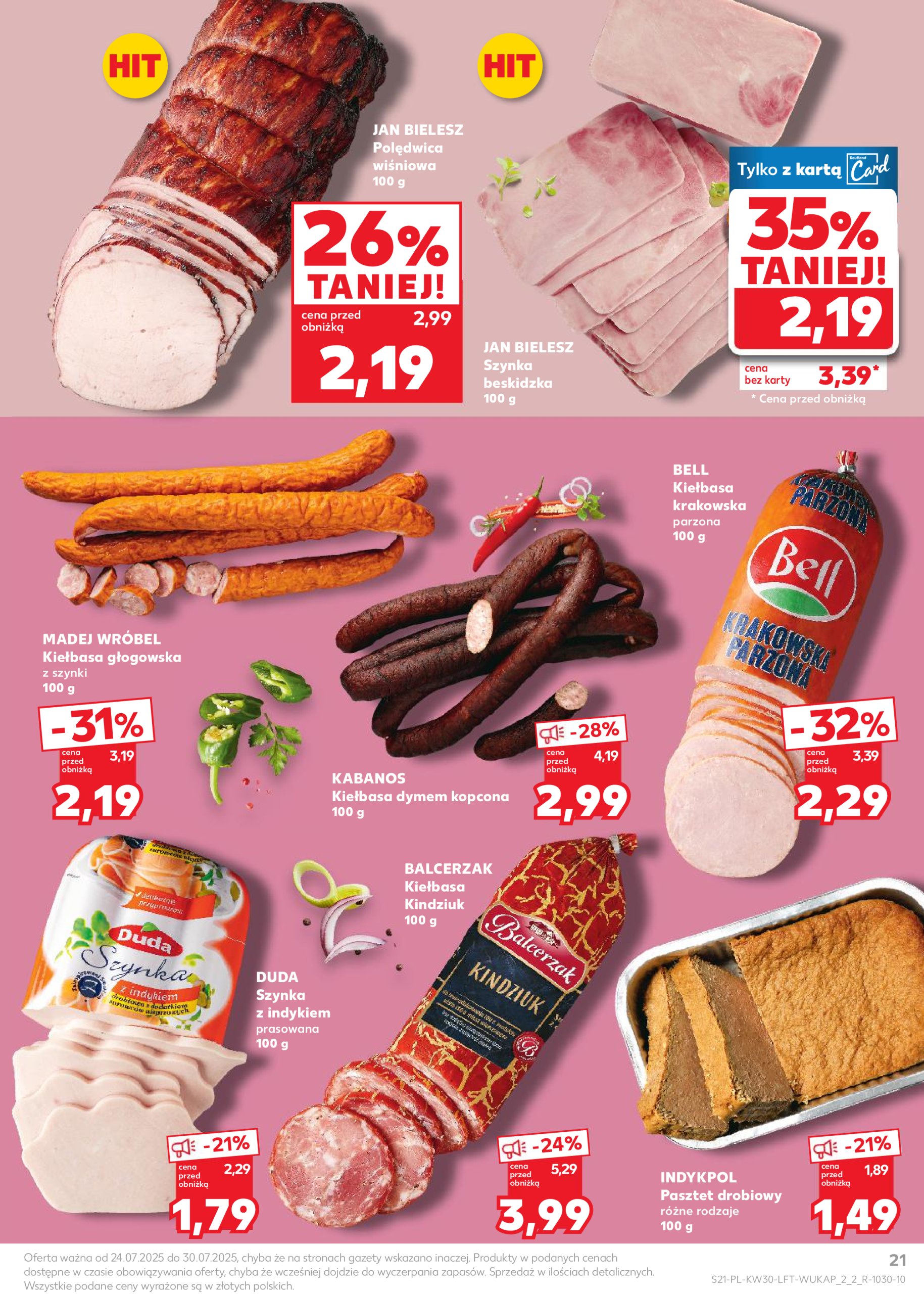 kaufland - Gazetka Kaufland ważna od 24.07. - 30.07. - page: 21 kaufland - Gazetka Kaufland ważna od 24.07. - 30.07. - page: 21