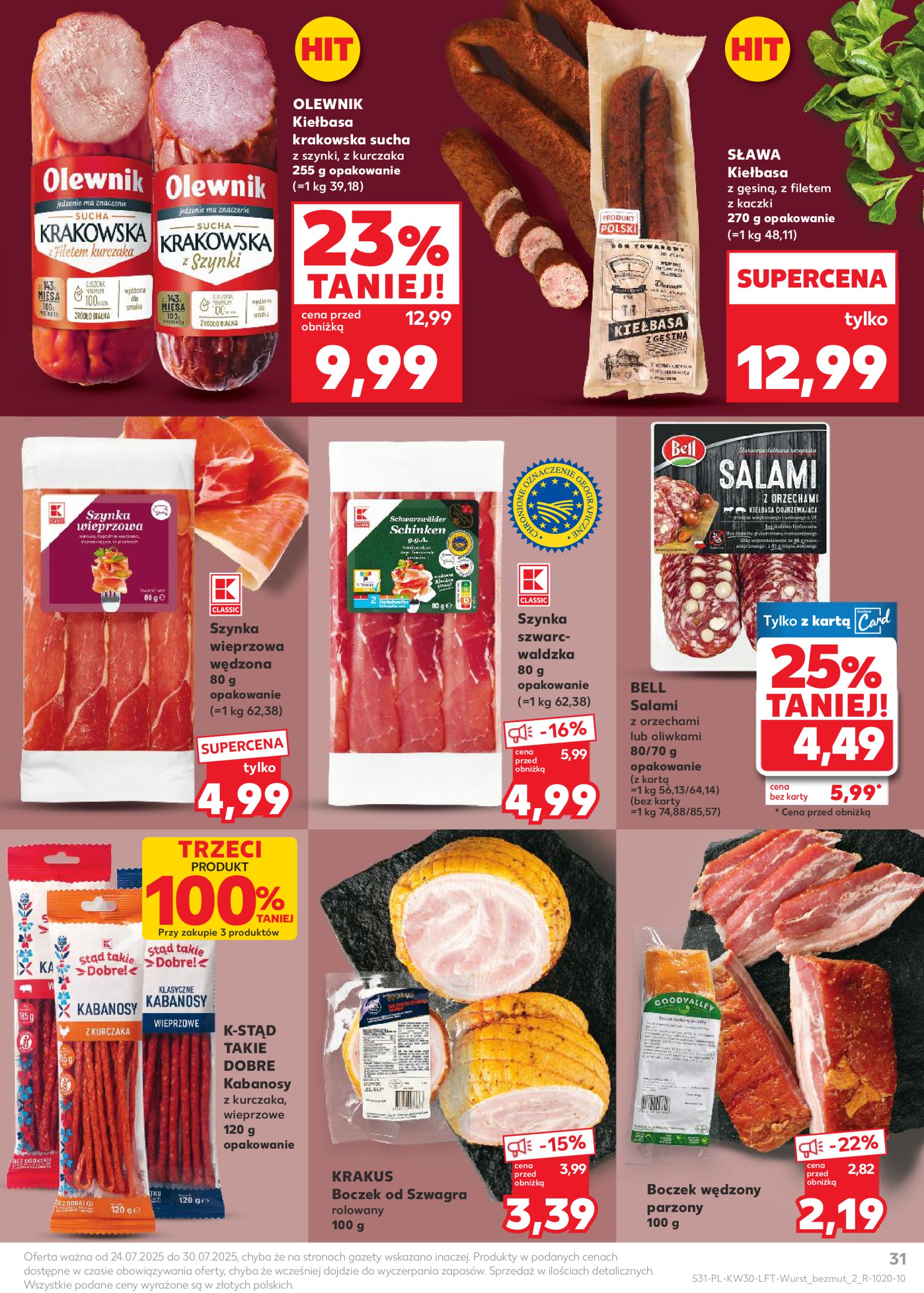 kaufland - Gazetka Kaufland ważna od 24.07. - 30.07. - page: 31 kaufland - Gazetka Kaufland ważna od 24.07. - 30.07. - page: 31