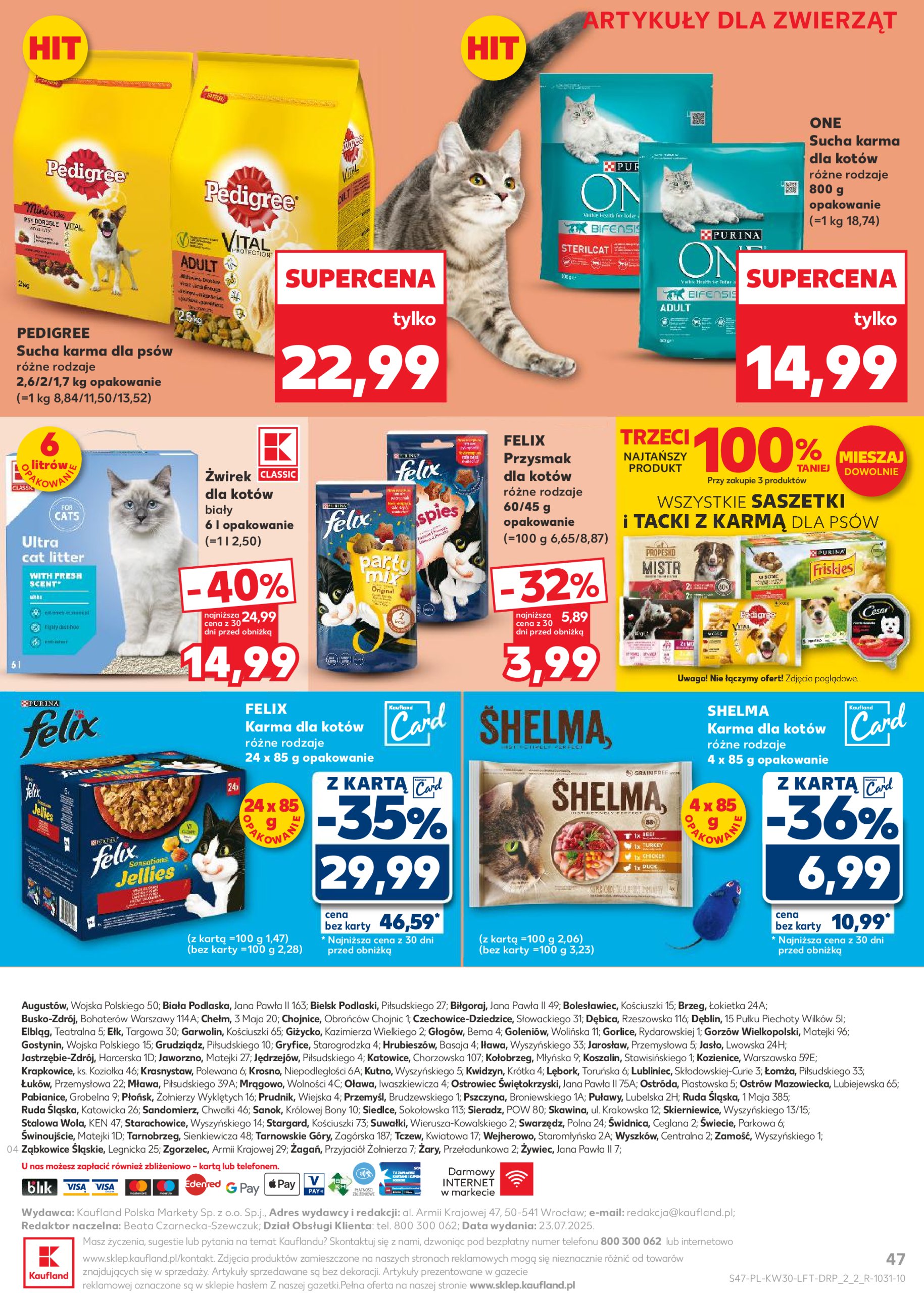 kaufland - Gazetka Kaufland ważna od 24.07. - 30.07. - page: 47 kaufland - Gazetka Kaufland ważna od 24.07. - 30.07. - page: 47