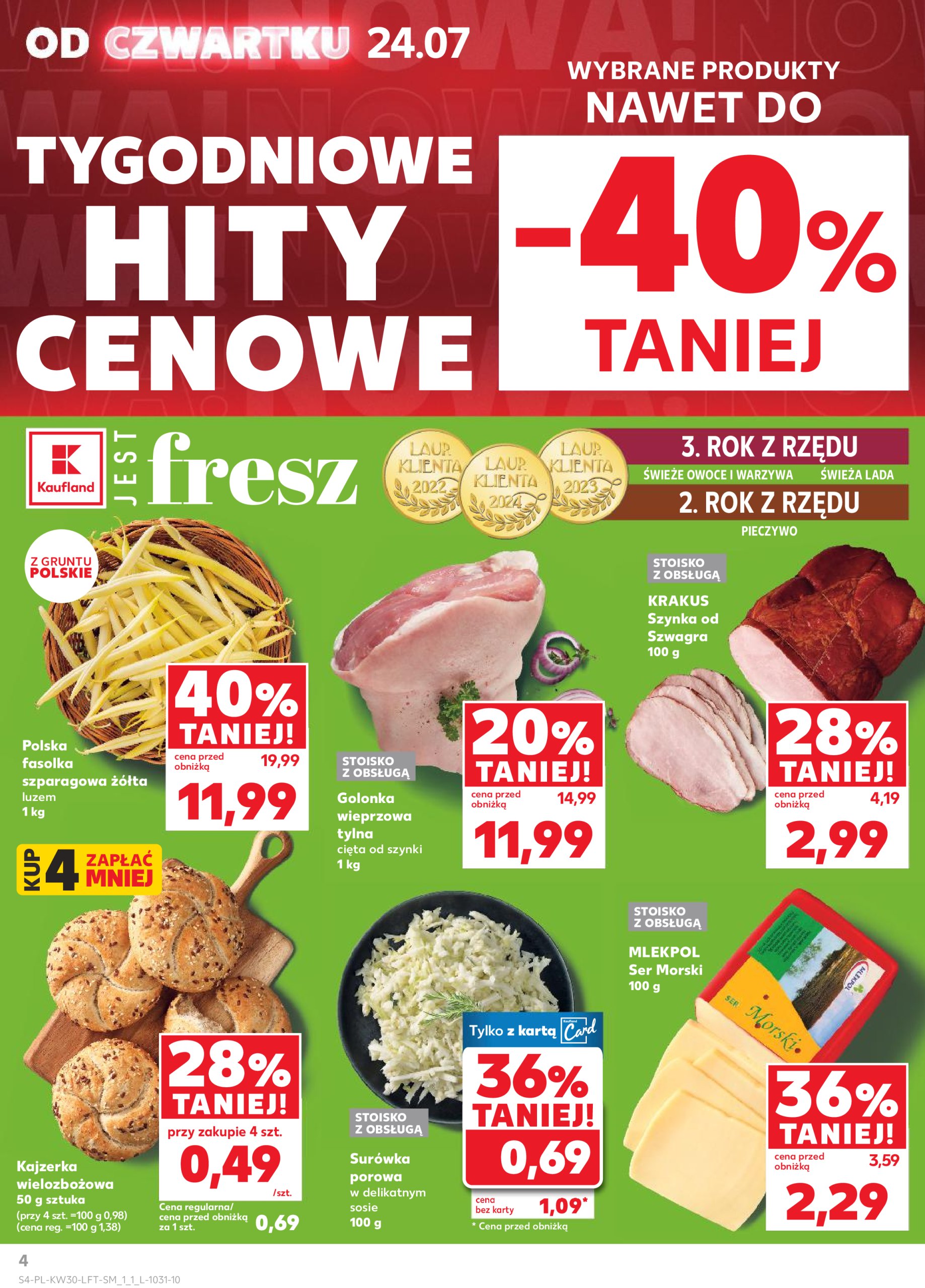 kaufland - Gazetka Kaufland ważna od 24.07. - 30.07. - page: 4 kaufland - Gazetka Kaufland ważna od 24.07. - 30.07. - page: 4