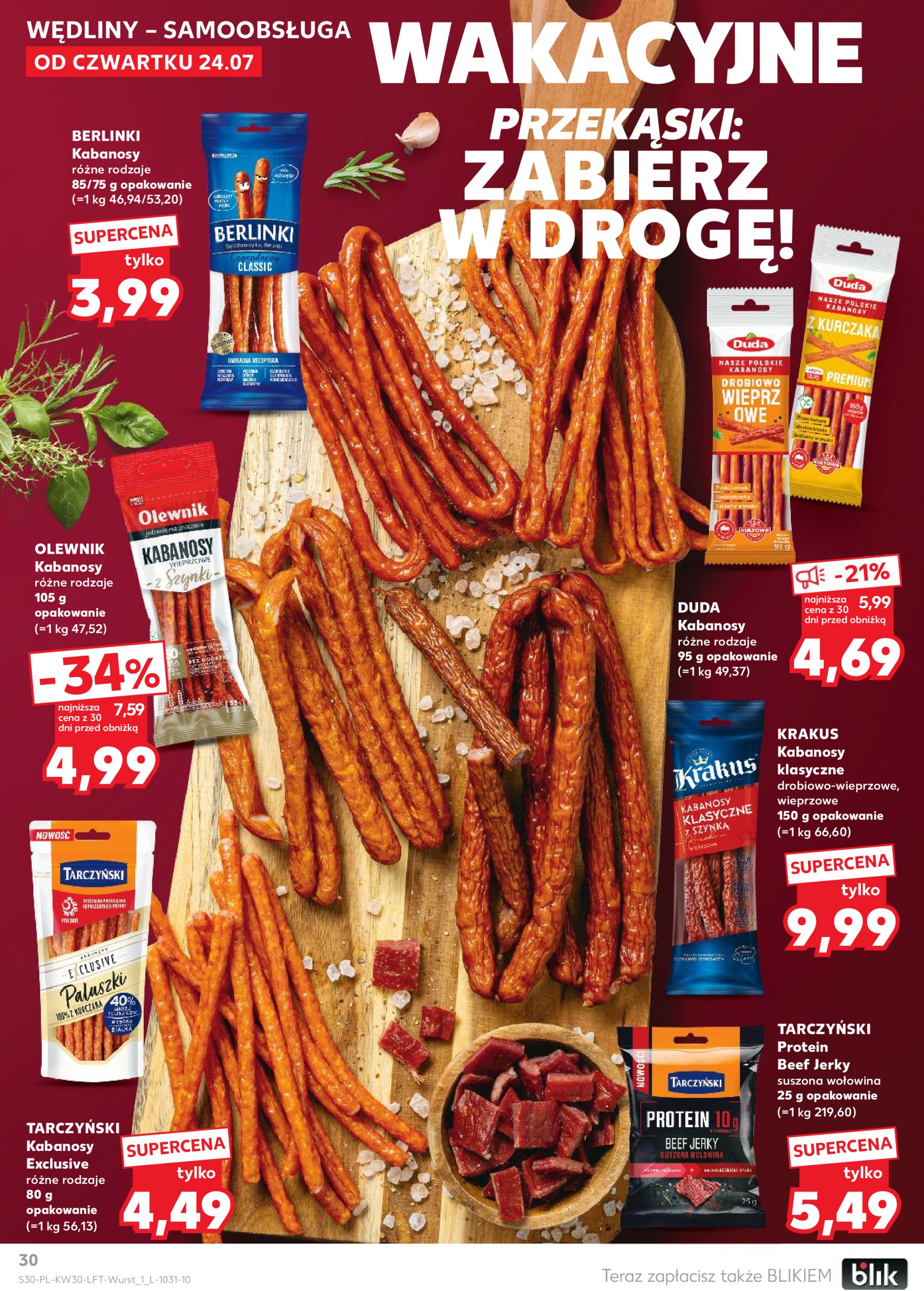 kaufland - Gazetka Kaufland ważna od 24.07. - 30.07. - page: 30 kaufland - Gazetka Kaufland ważna od 24.07. - 30.07. - page: 30