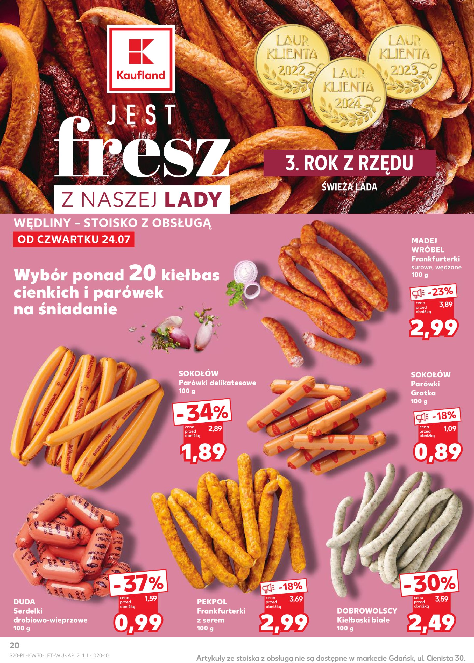 kaufland - Gazetka Kaufland ważna od 24.07. - 30.07. - page: 20 kaufland - Gazetka Kaufland ważna od 24.07. - 30.07. - page: 20