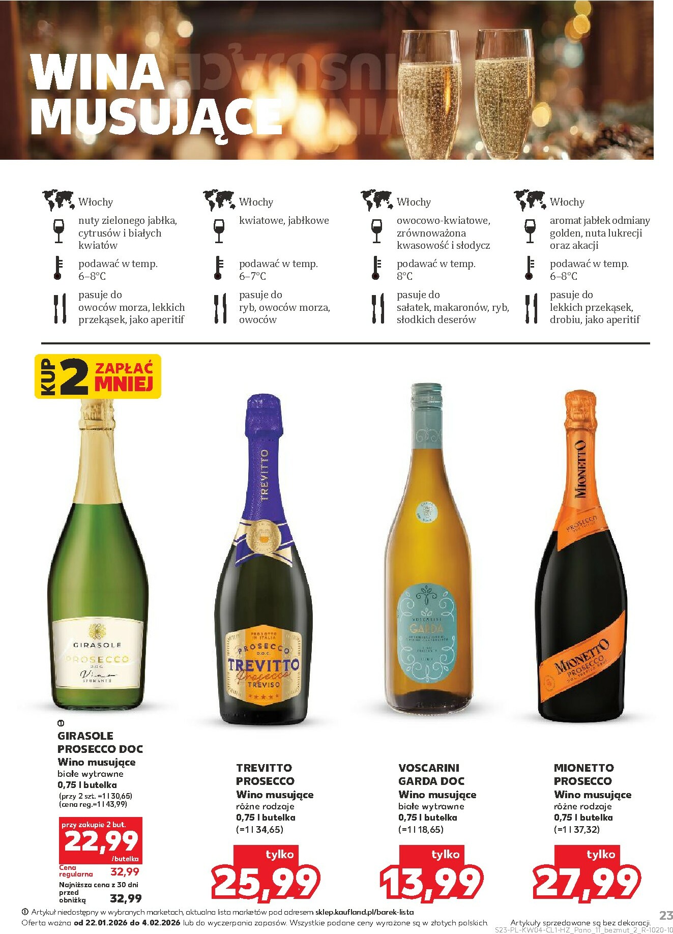 kaufland - Gazetka Kaufland - Barek - ważna od 22.01. do 04.02. - page: 23