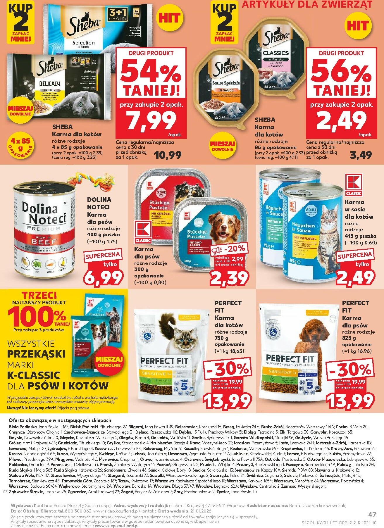 kaufland - Gazetka Kaufland - ważna od 22.01. do 28.01. - page: 47