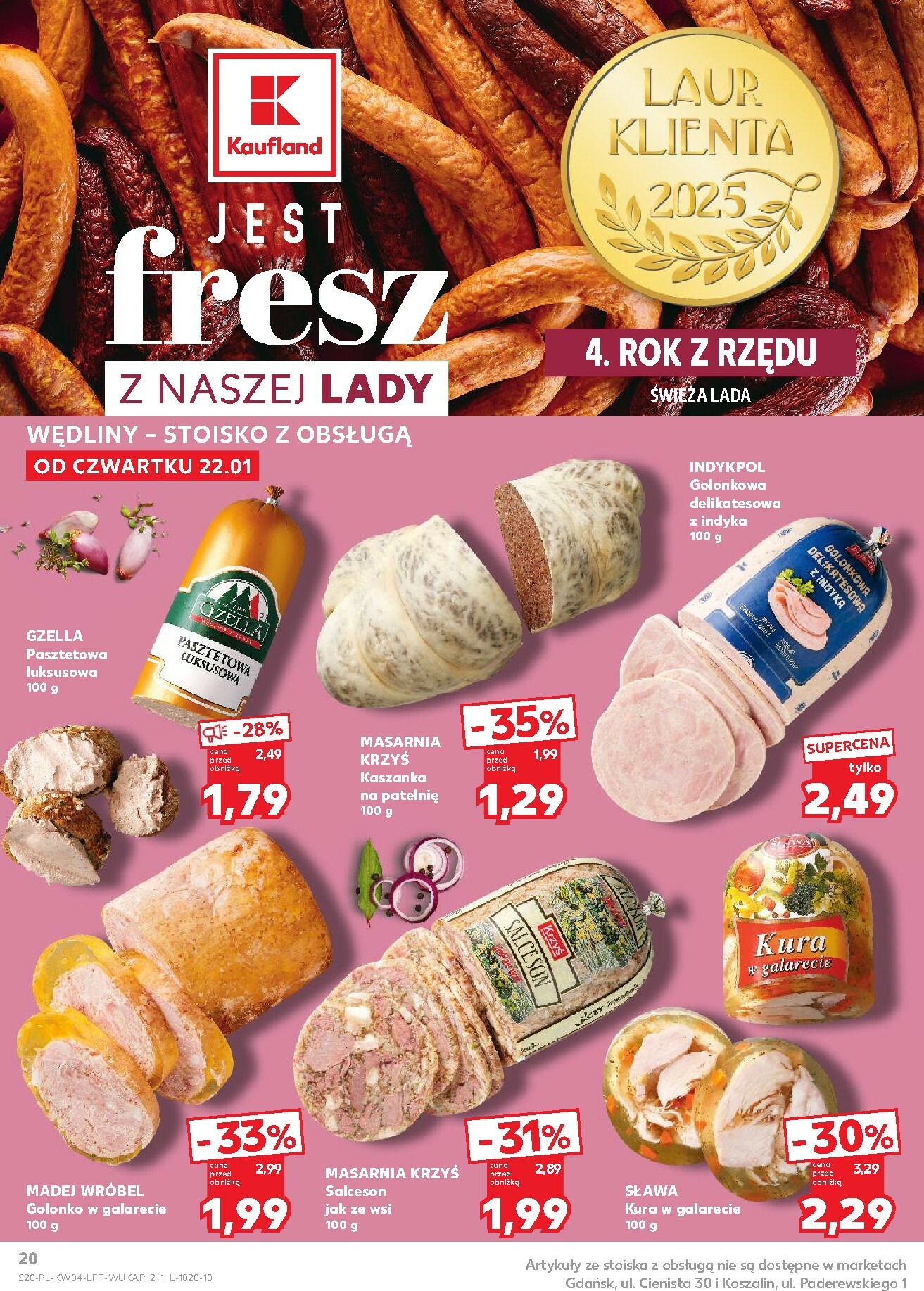 kaufland - Gazetka Kaufland - ważna od 22.01. do 28.01. - page: 20