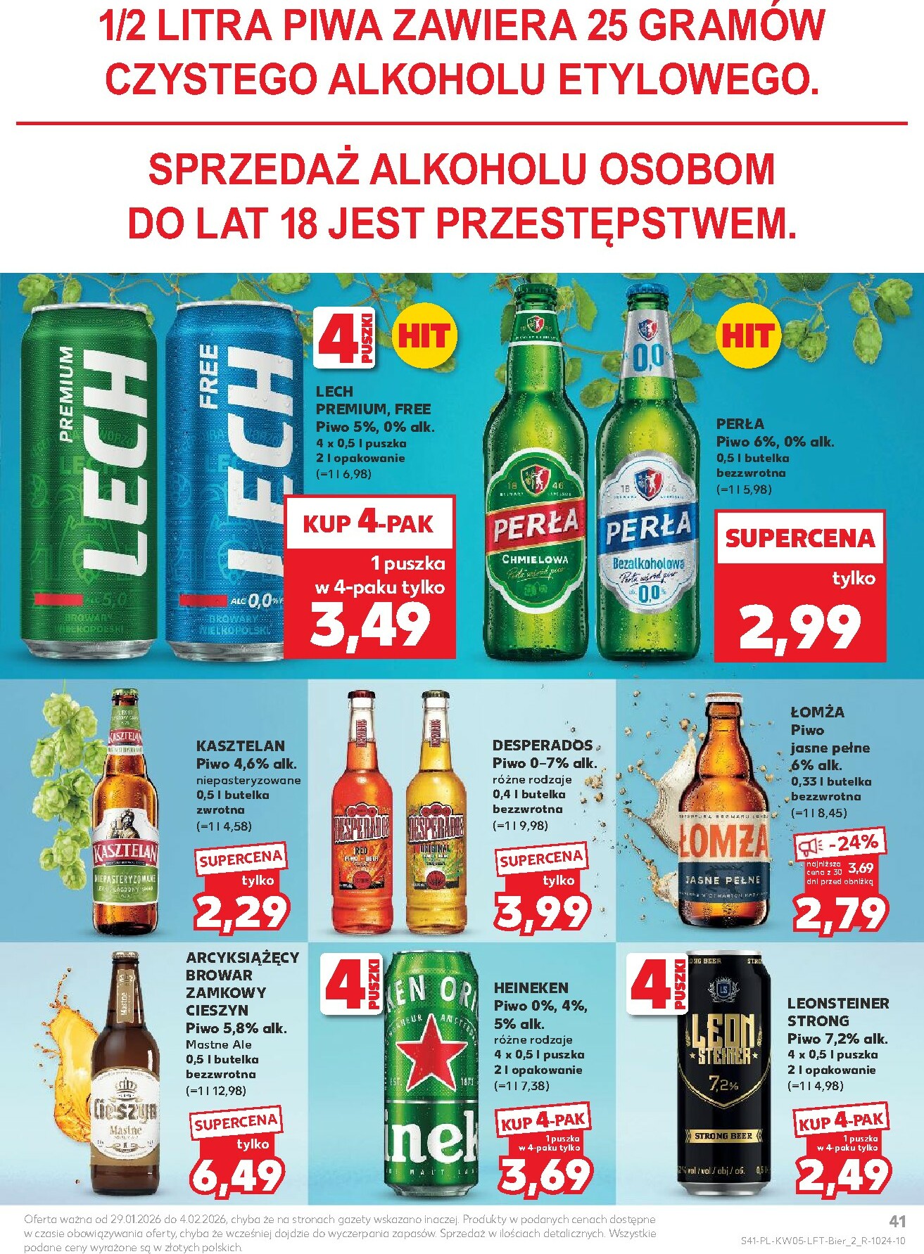 kaufland - Gazetka Kaufland - ważna od 29.01. do 04.02. - page: 41