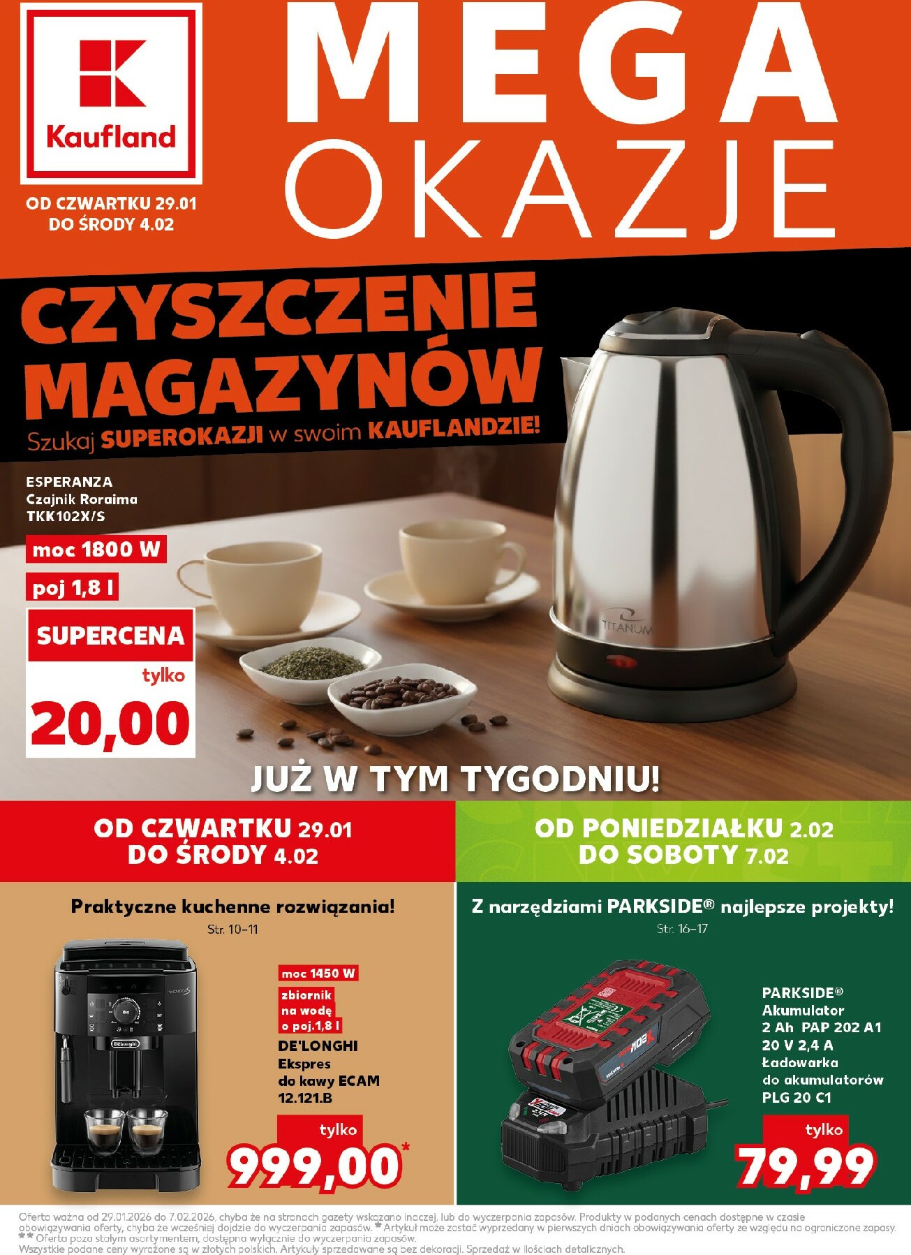 kaufland - Gazetka Kaufland - Mega Okazje - ważna od 29.01. do 04.02.