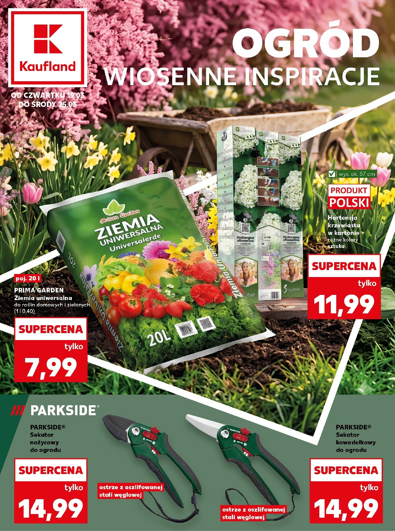 kaufland - Gazetka Kaufland - Ogród - ważna od 19.03.2026 do 25.03.2026