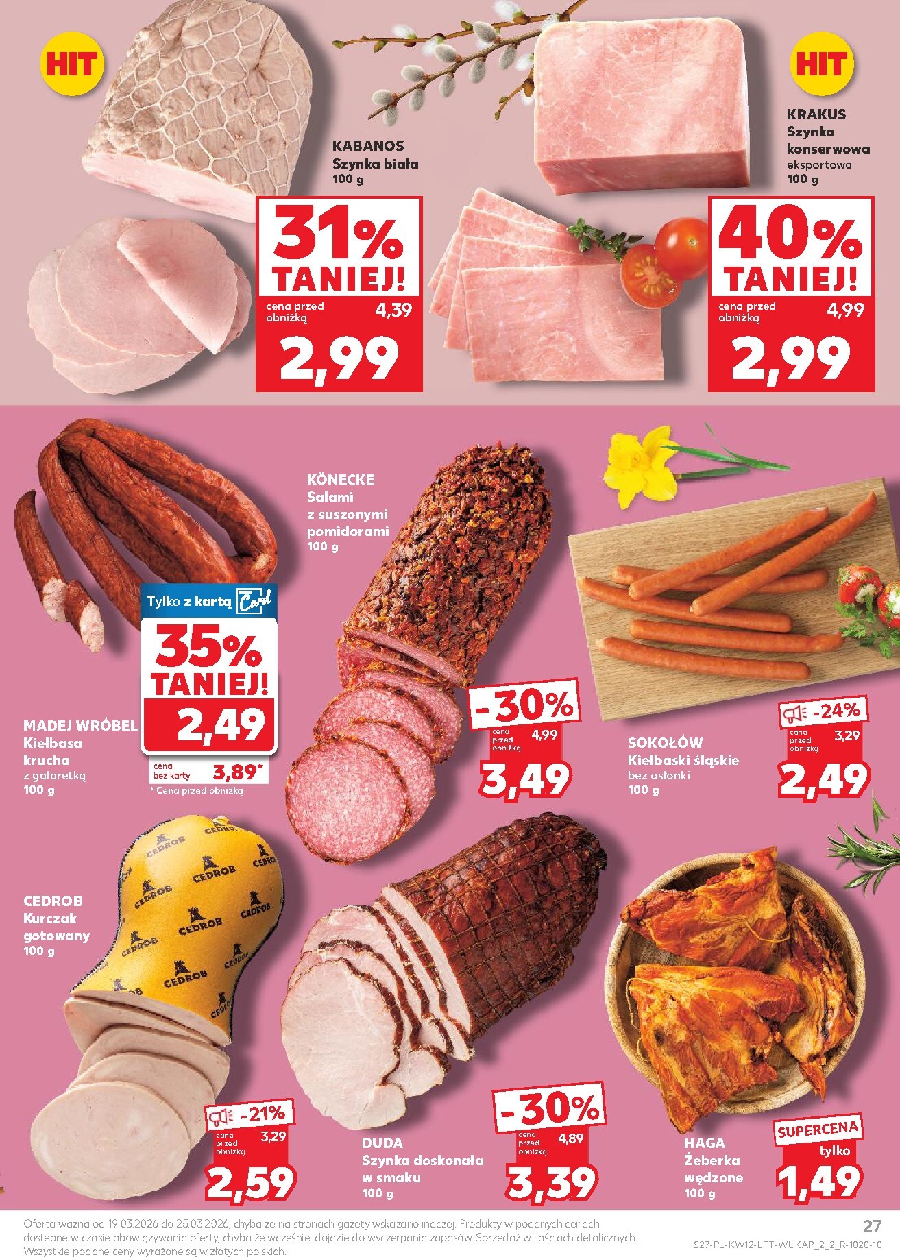kaufland - Gazetka Kaufland - ważna od 19.03.2026 do 25.03.2026 - page: 27