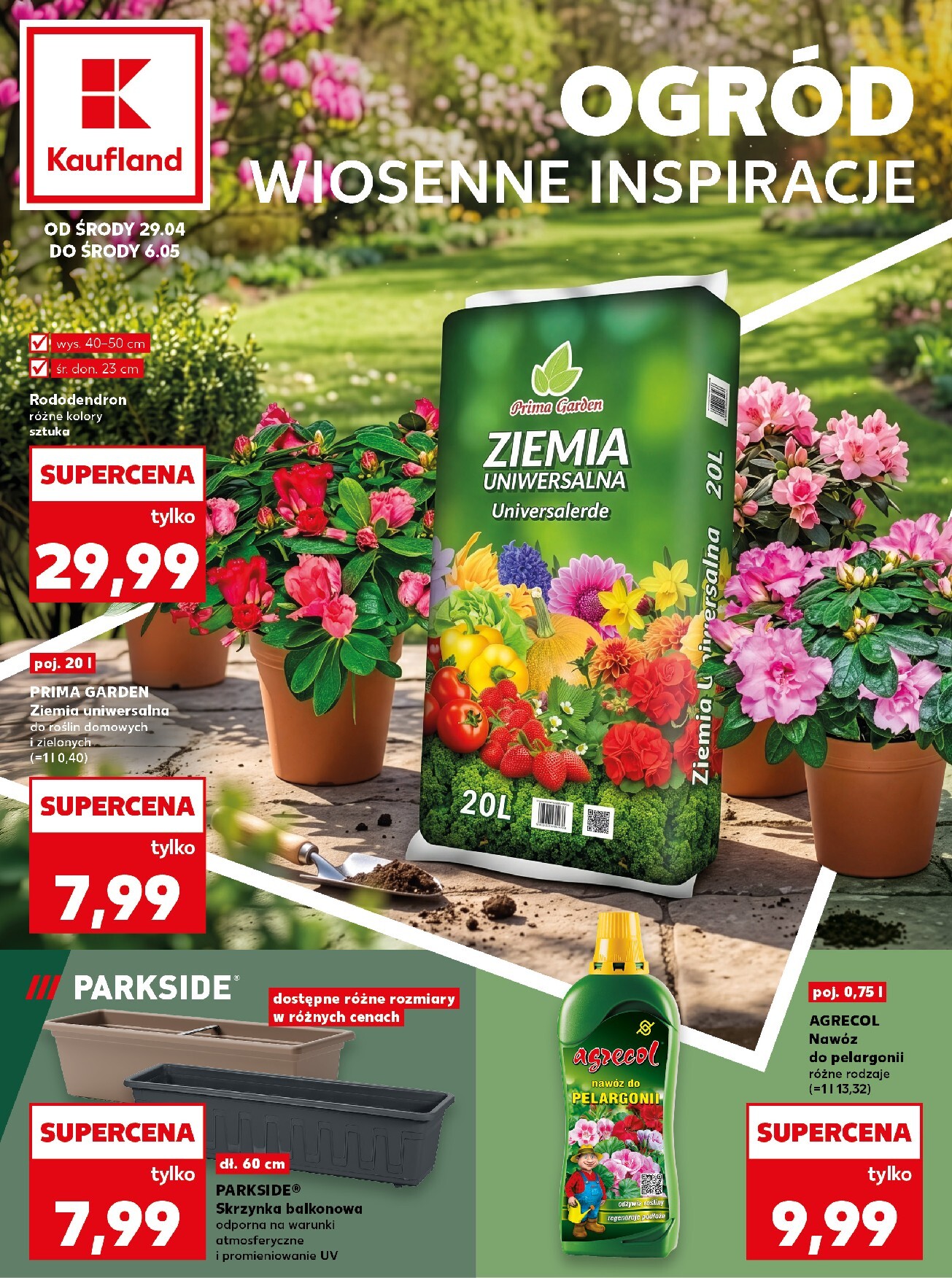 kaufland - Aktualna gazetka Kaufland - Ogród ważna od 29.04.2026 do 06.05.2026