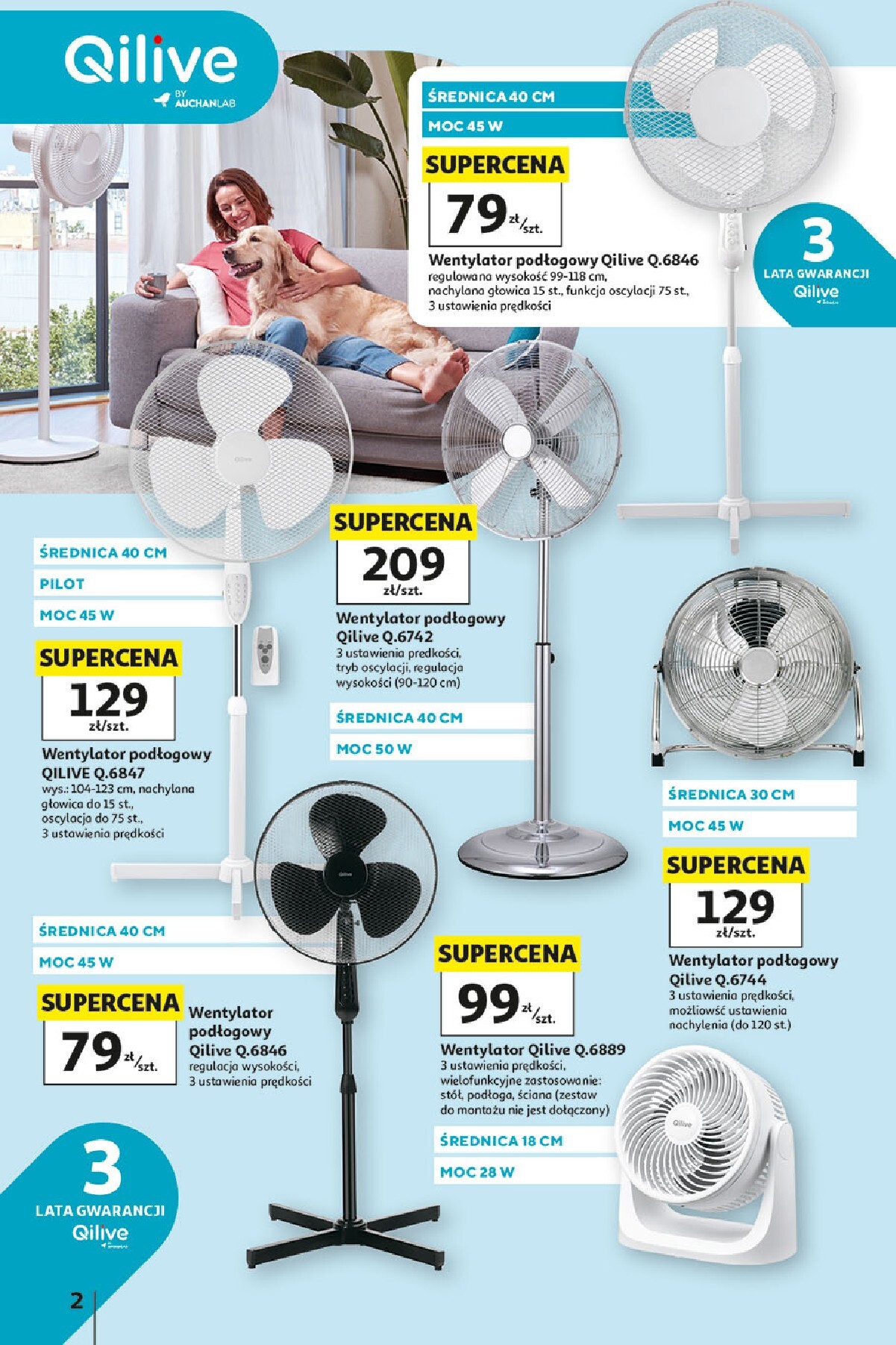 auchan - Nowa gazetka Hipermarket Auchan - Wentylatory ważna od 05.06.2026 do 17.06.2026 - page: 2