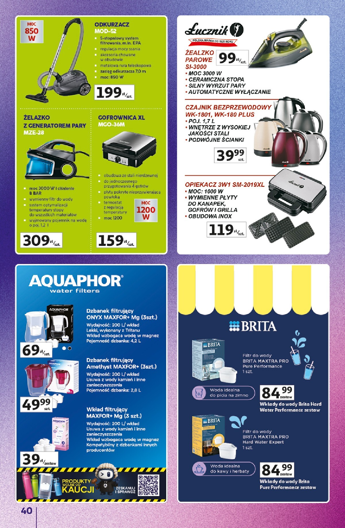 auchan - Nowa gazetka Hipermarket Auchan - Znane marki duży wybór ważna od 11.06.2026 do 17.06.2026 - page: 40