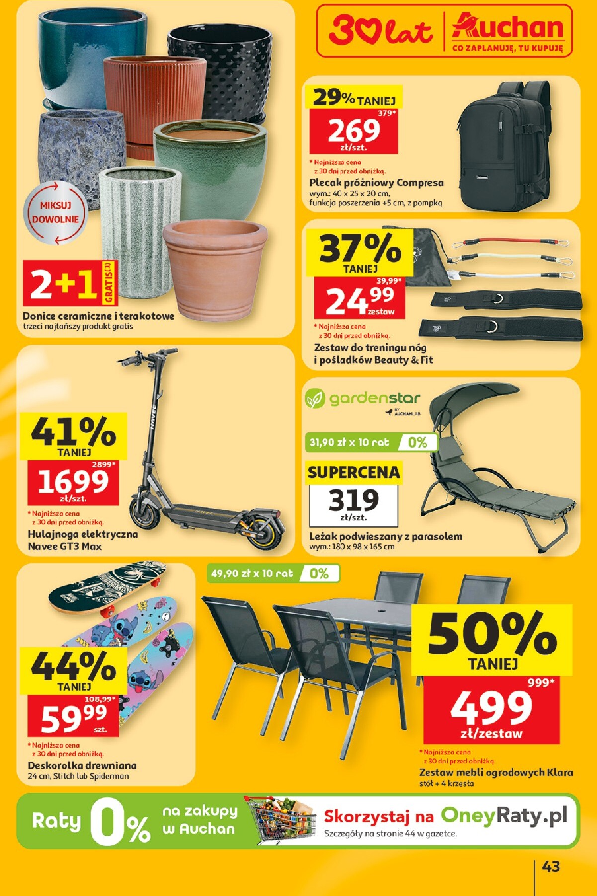 auchan - Nowa gazetka Hipermarket Auchan ważna od 11.06.2026 do 17.06.2026 - page: 43